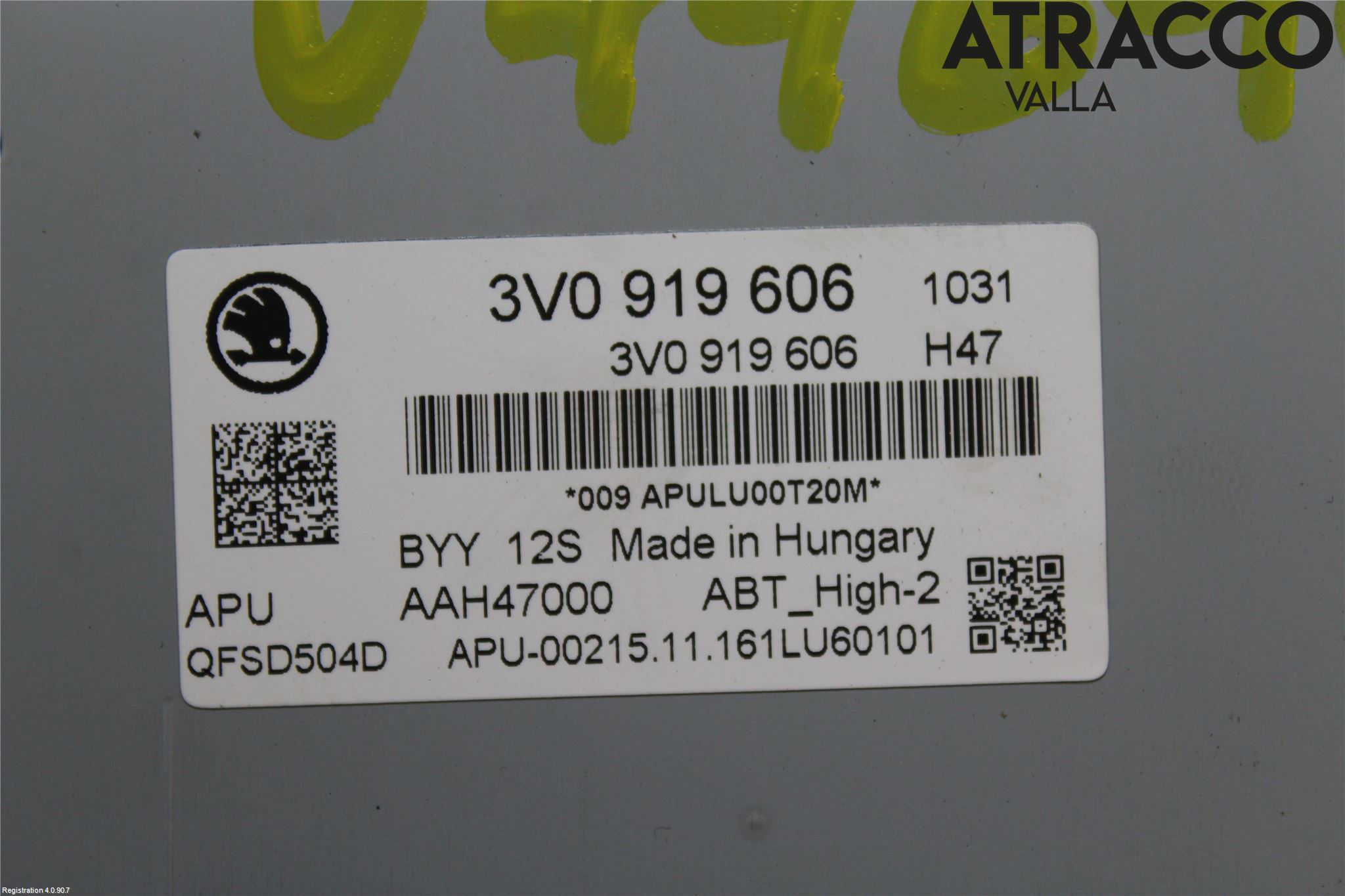 Skoda SUPERB 16-24 Multifunktionsdisplay