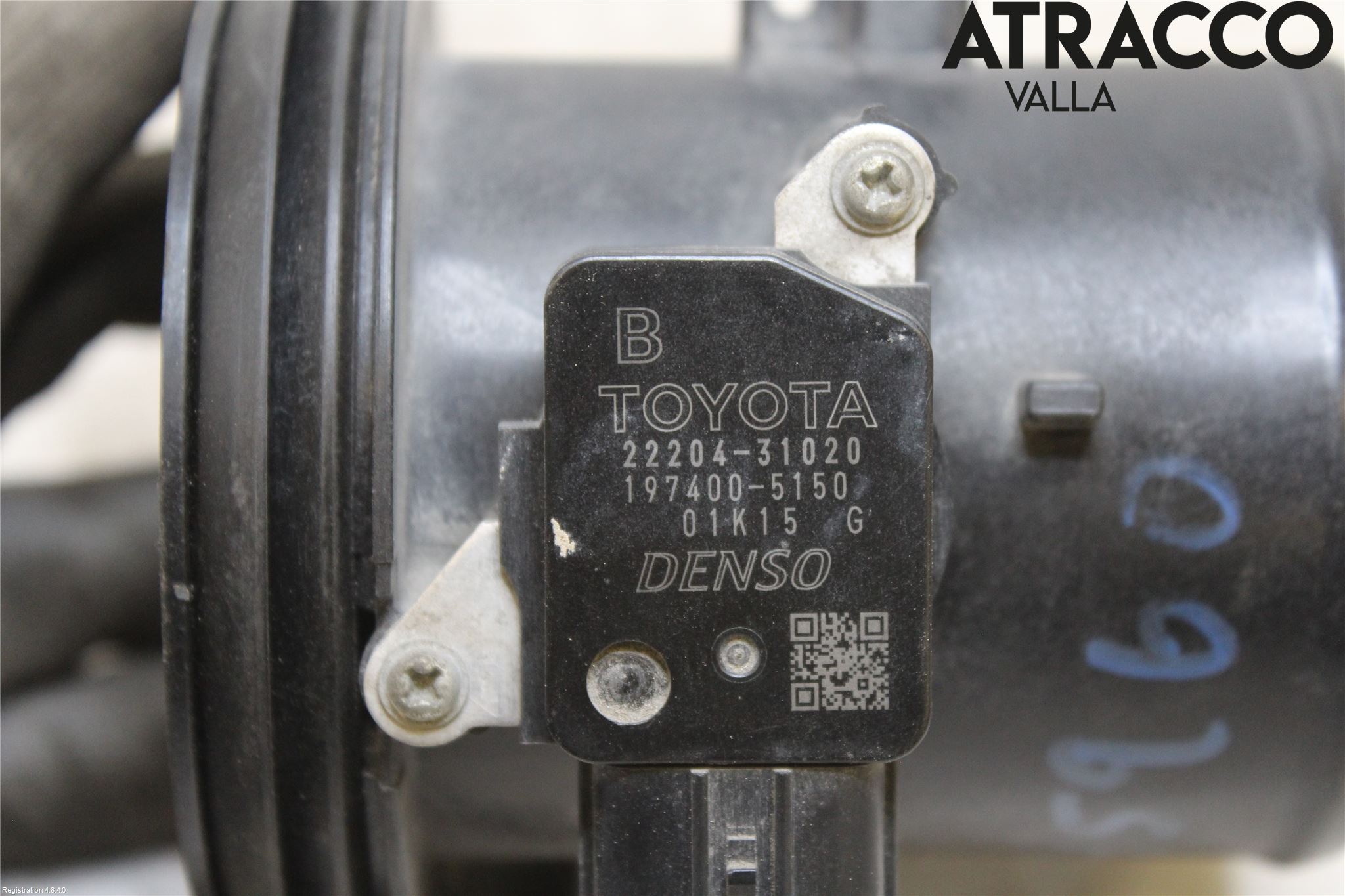 Toyota COROLLA 08-12 Injluftmassamätare