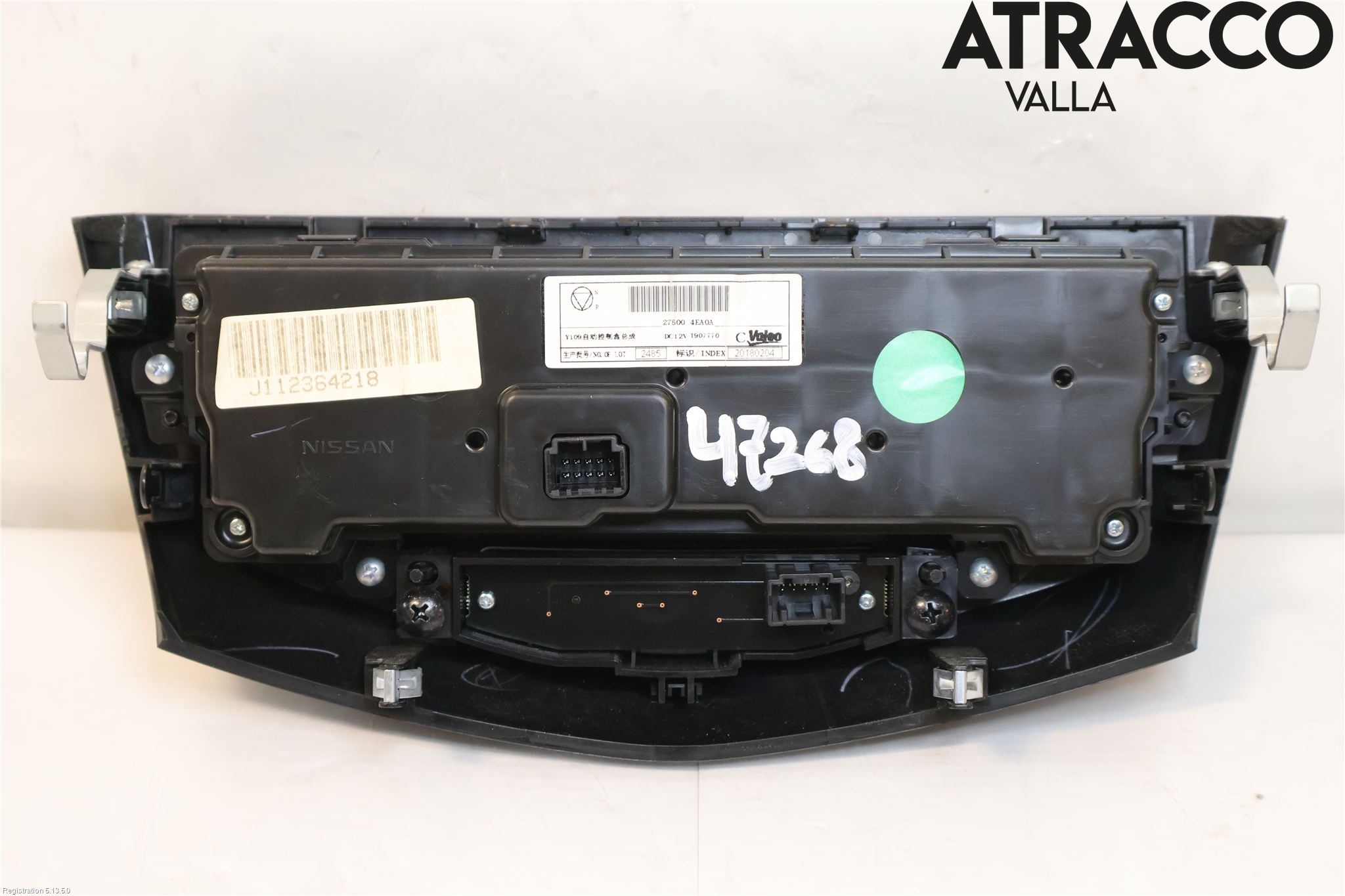 Nissan QASHQAI 17-21 Ac Styrenhet Ac Manöveren