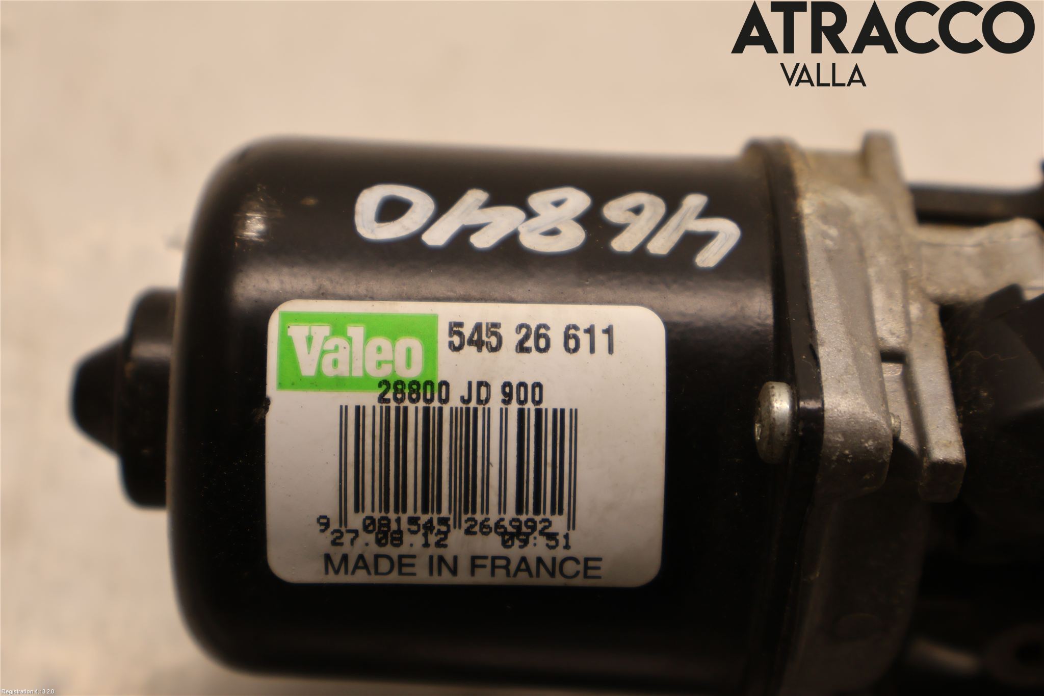Nissan QASHQAI 10-14 Torkarmotor Vindruta