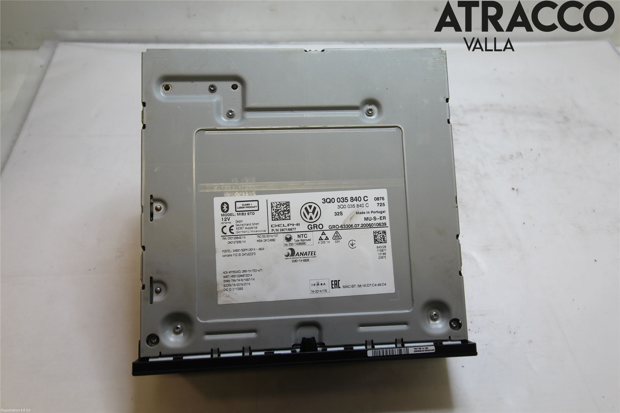 Volkswagen VW T-ROC 18- Cd Radio - Multimediapanel