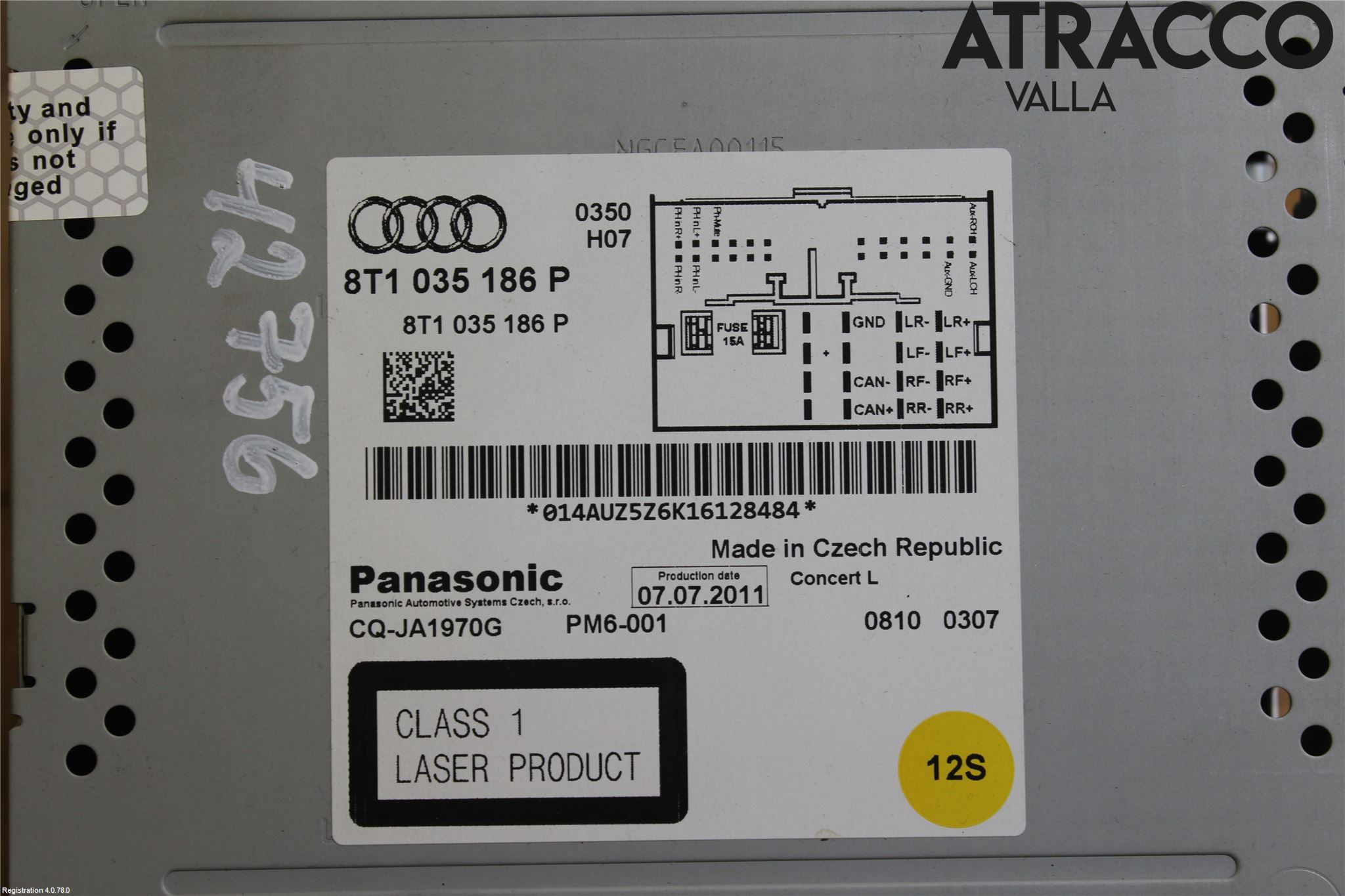 Audi A5 07-16 Cd Radio - Multimediapanel