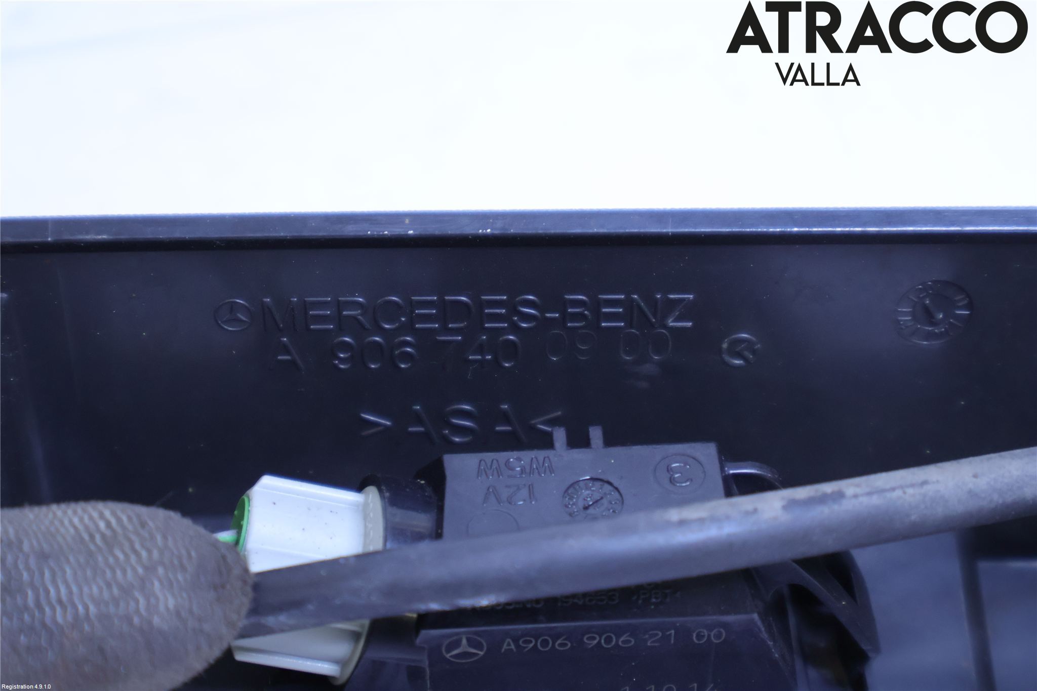 Mercedes-Benz MB SPRINTER (W906) 06-18 Skylt Belysning Fäste
