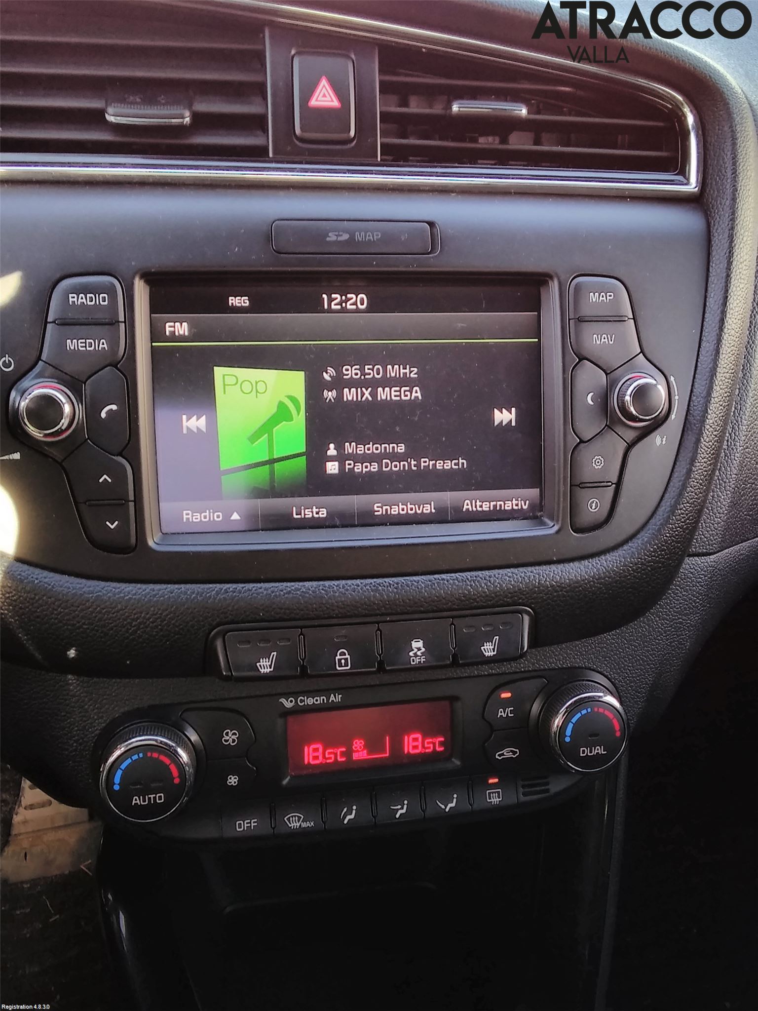 Kia CEED 12-18 Ac Styrenhet Ac Manöveren