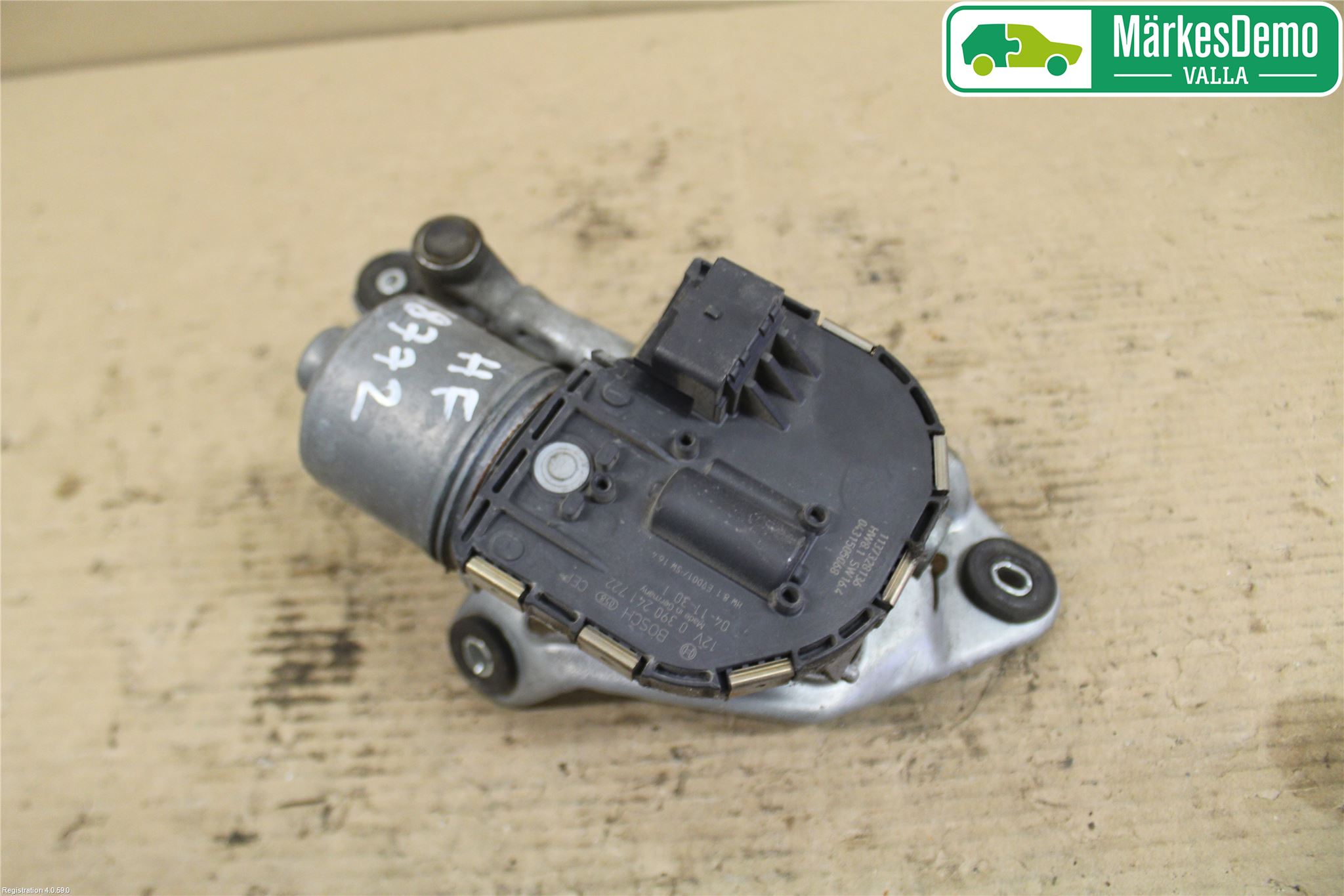 Peugeot 407 Torkarmotor Vindruta