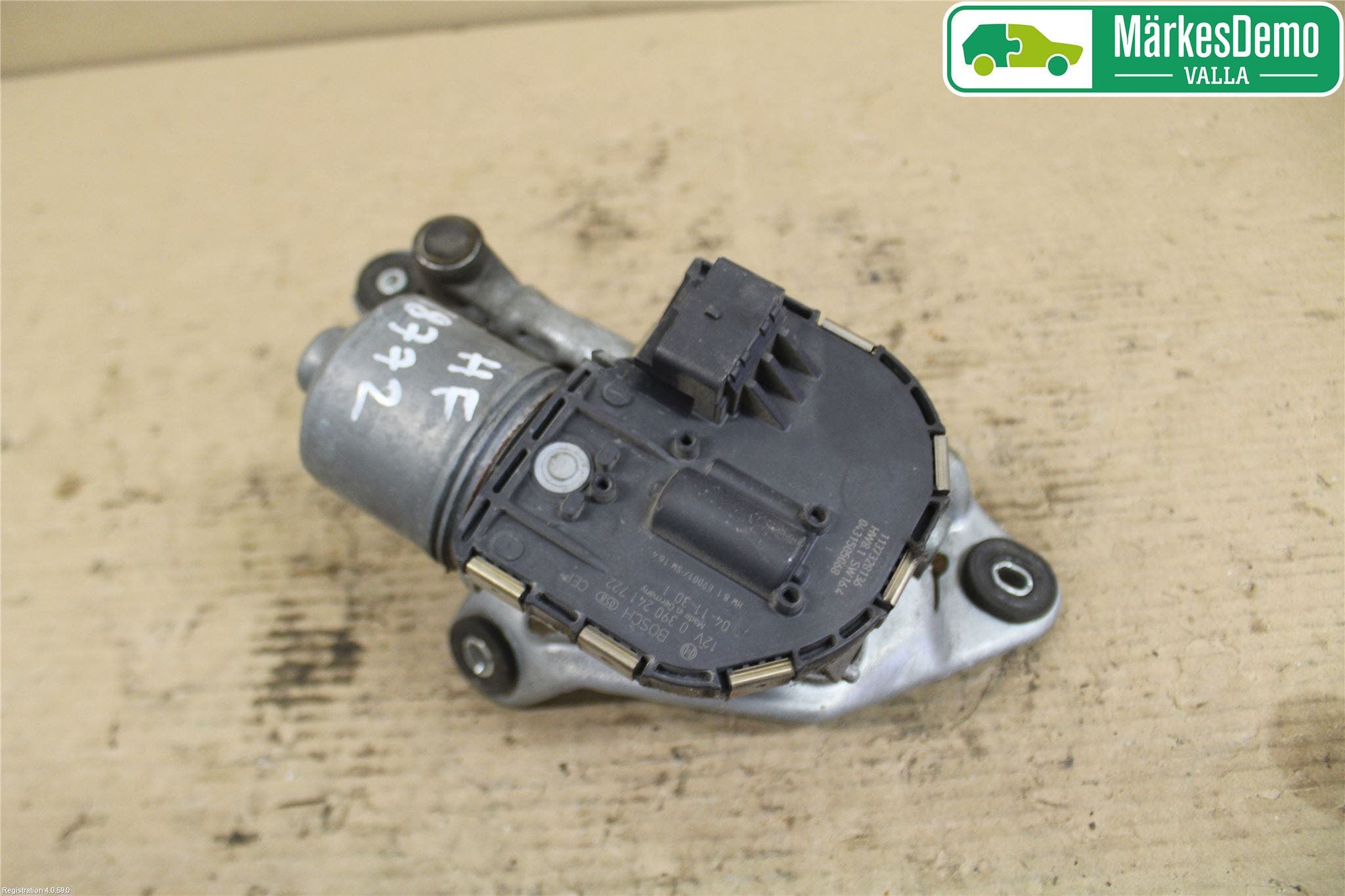 Peugeot 407 Torkarmotor Vindruta