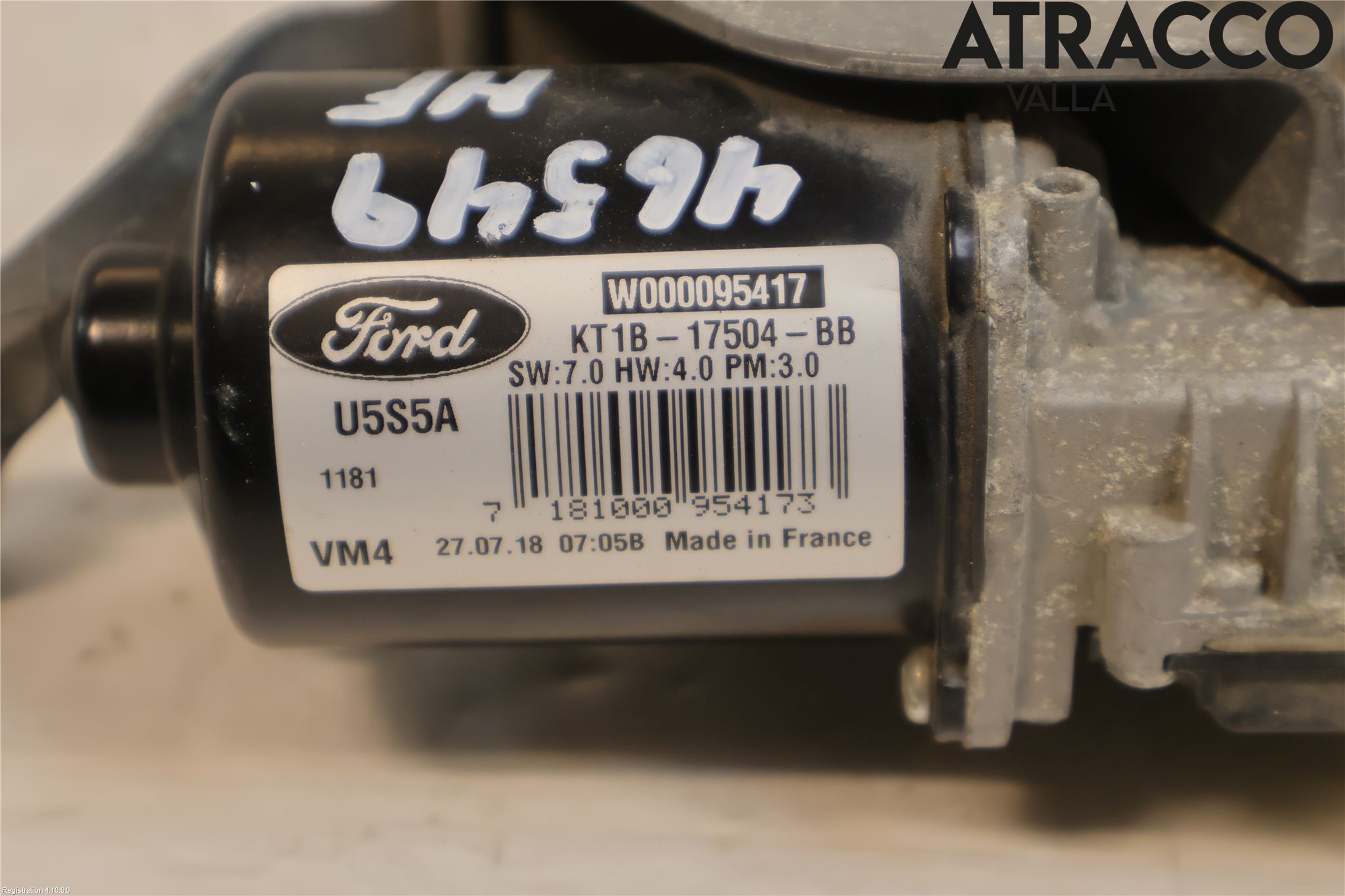 Ford TRANSIT/TOURNEO CONNECT 13-22 Torkarmotor Vindruta