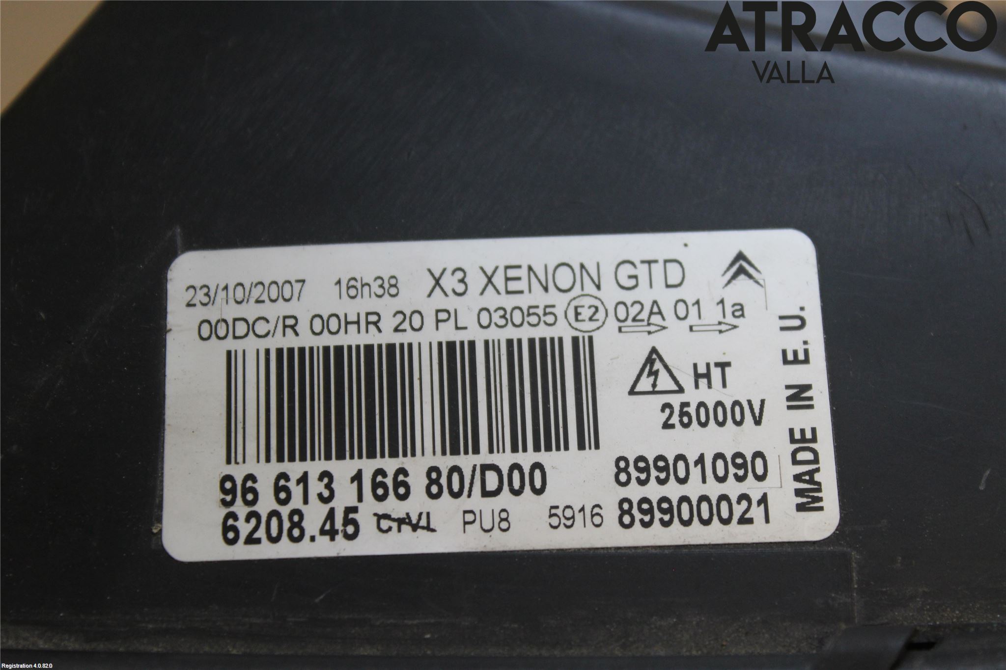 Citroen C5     05-08 Strålkastare Vänster