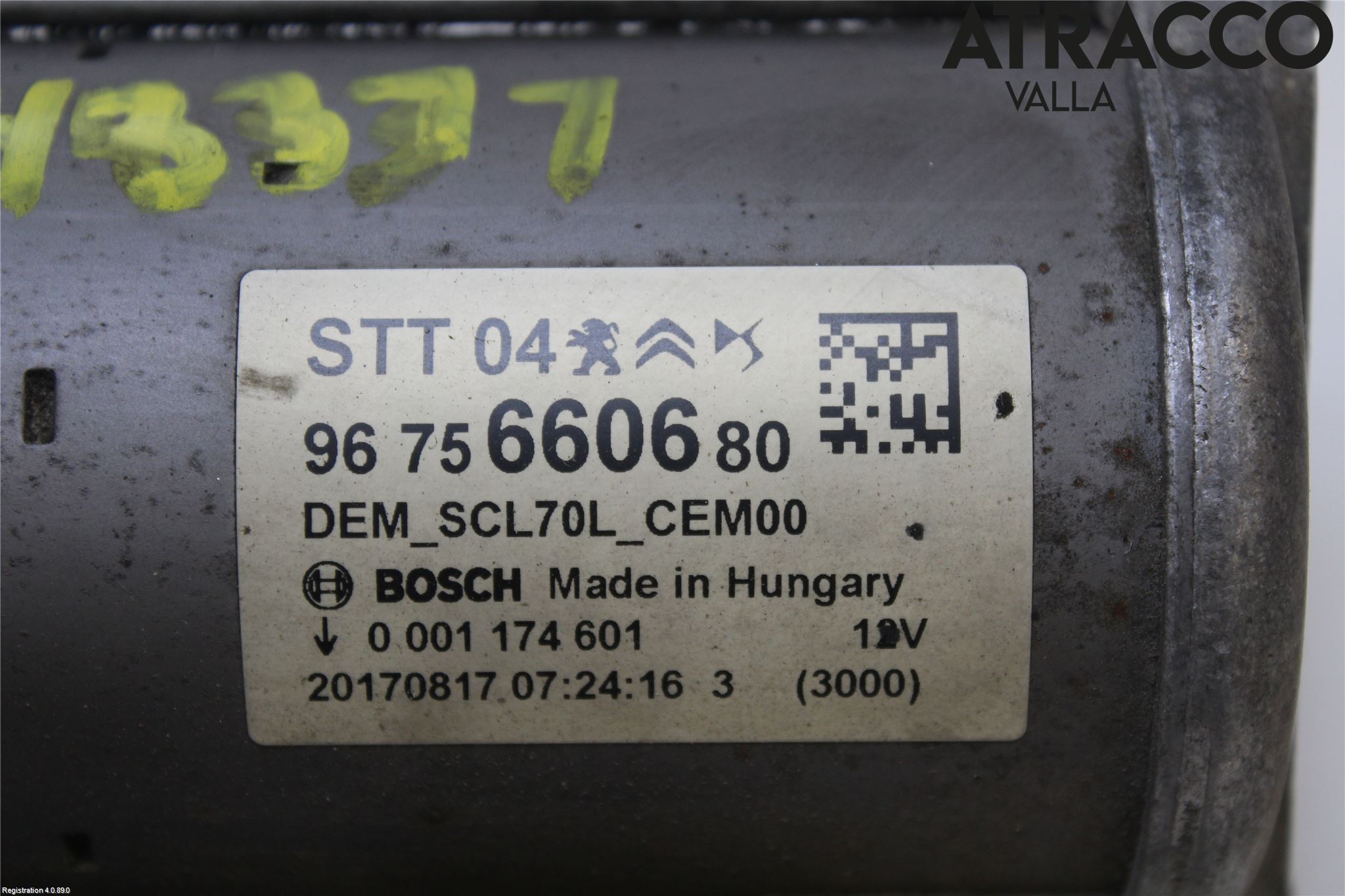 Peugeot PEUGOT 208 16-19 Startmotor Diesel