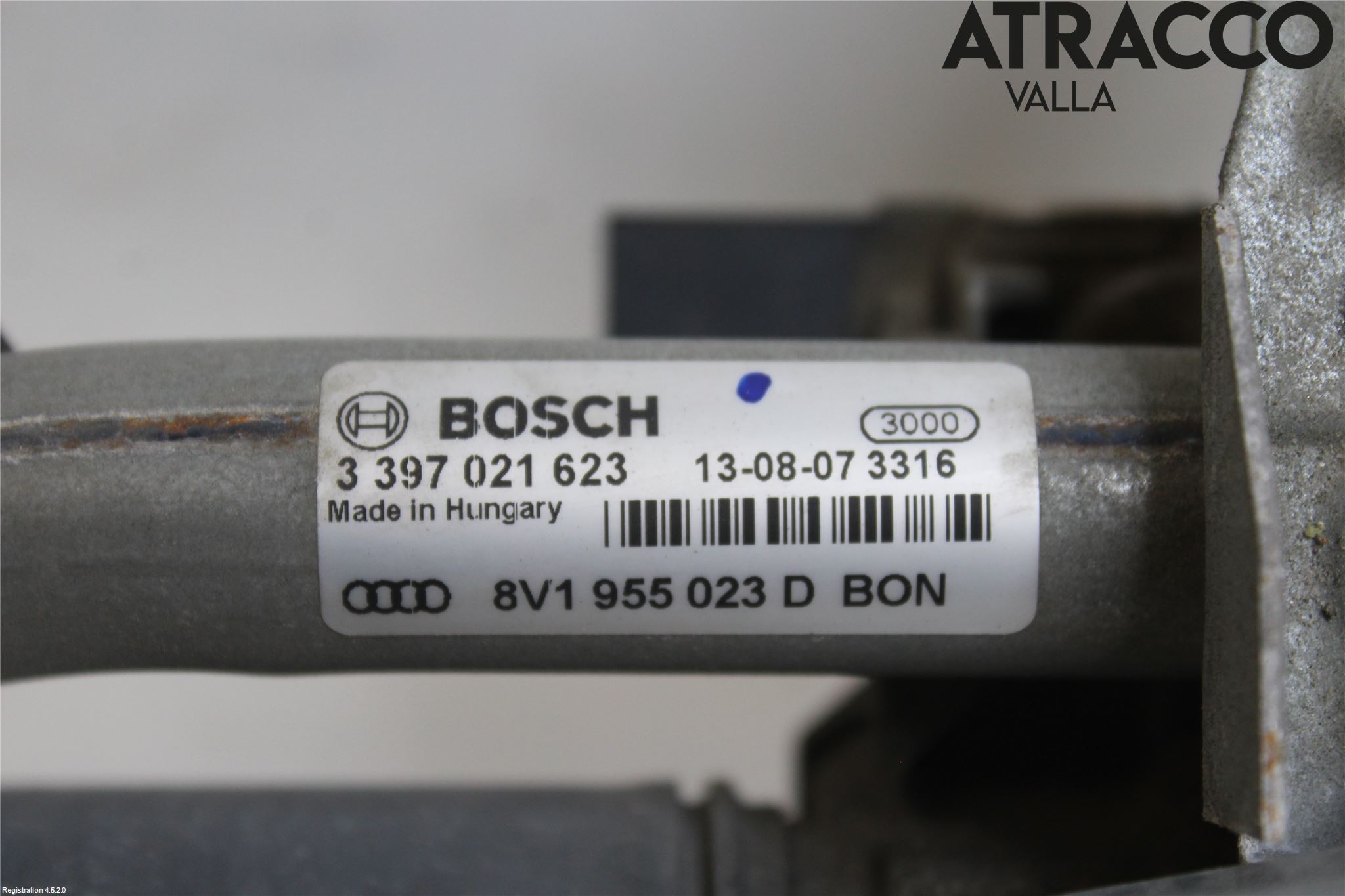 Audi A3/S3 05-13 Torkarmekanism Vindruta