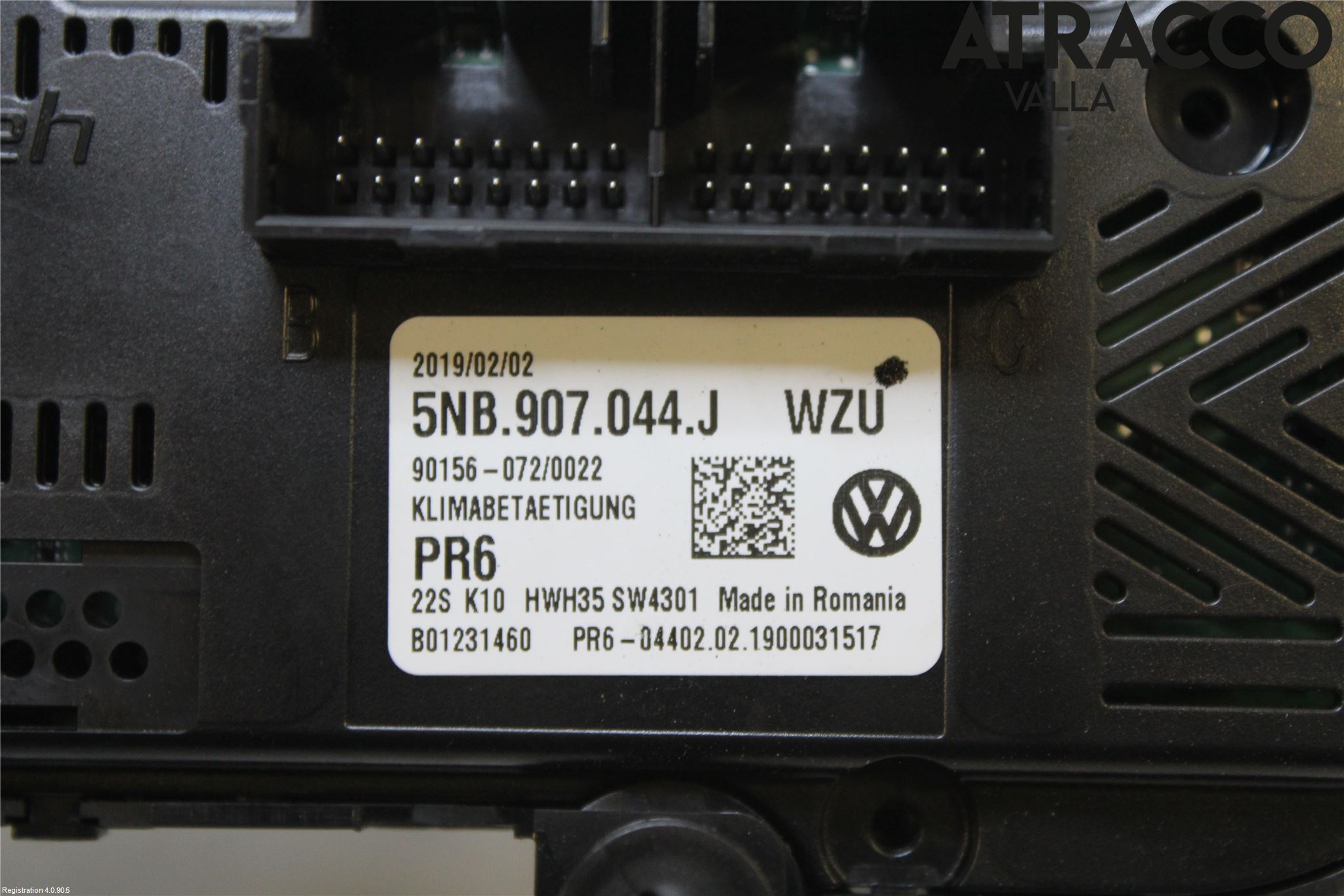 Volkswagen VW TIGUAN 16-24 Ac Styrenhet Ac Manöveren