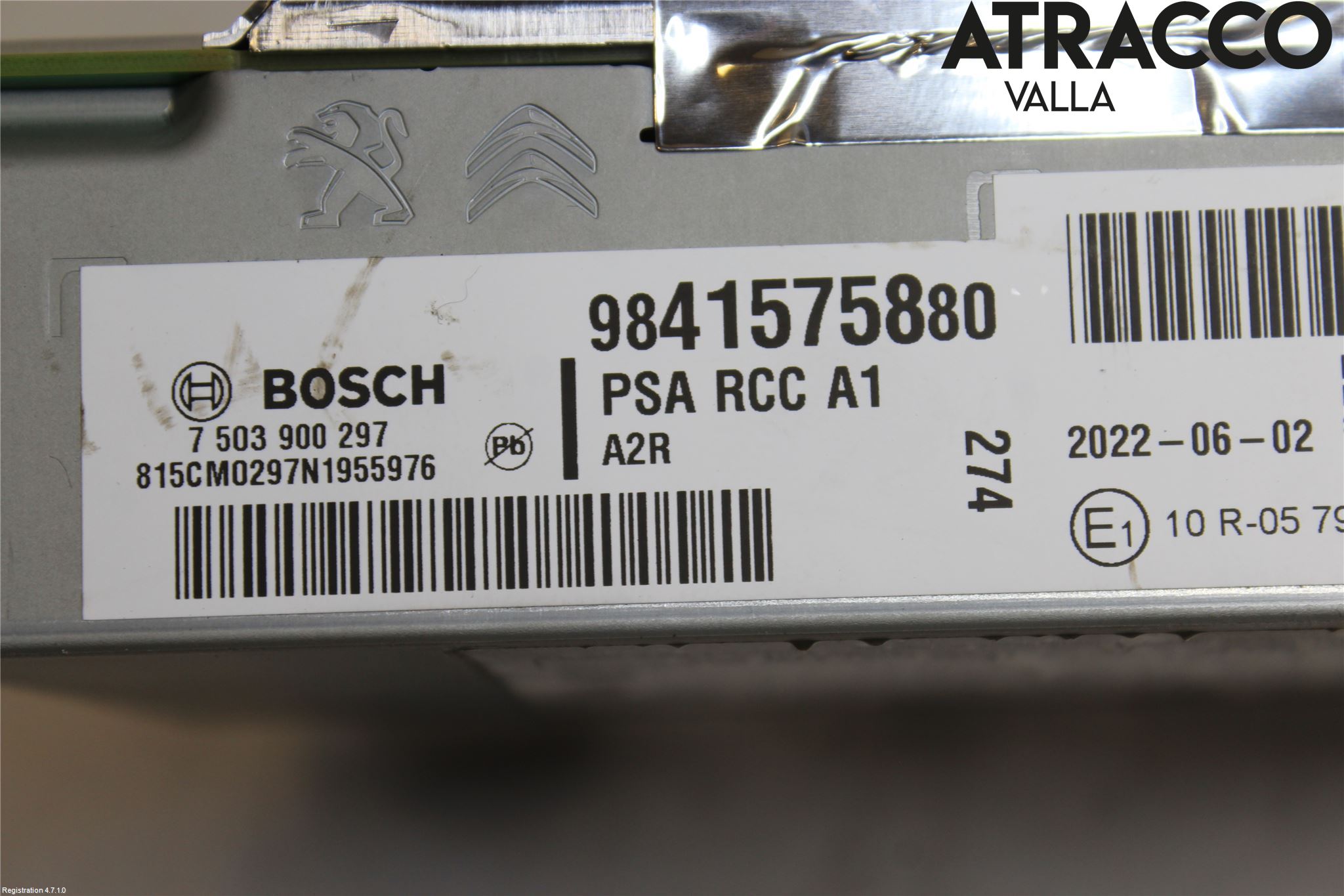 Peugeot 208/E-208 20- Radio