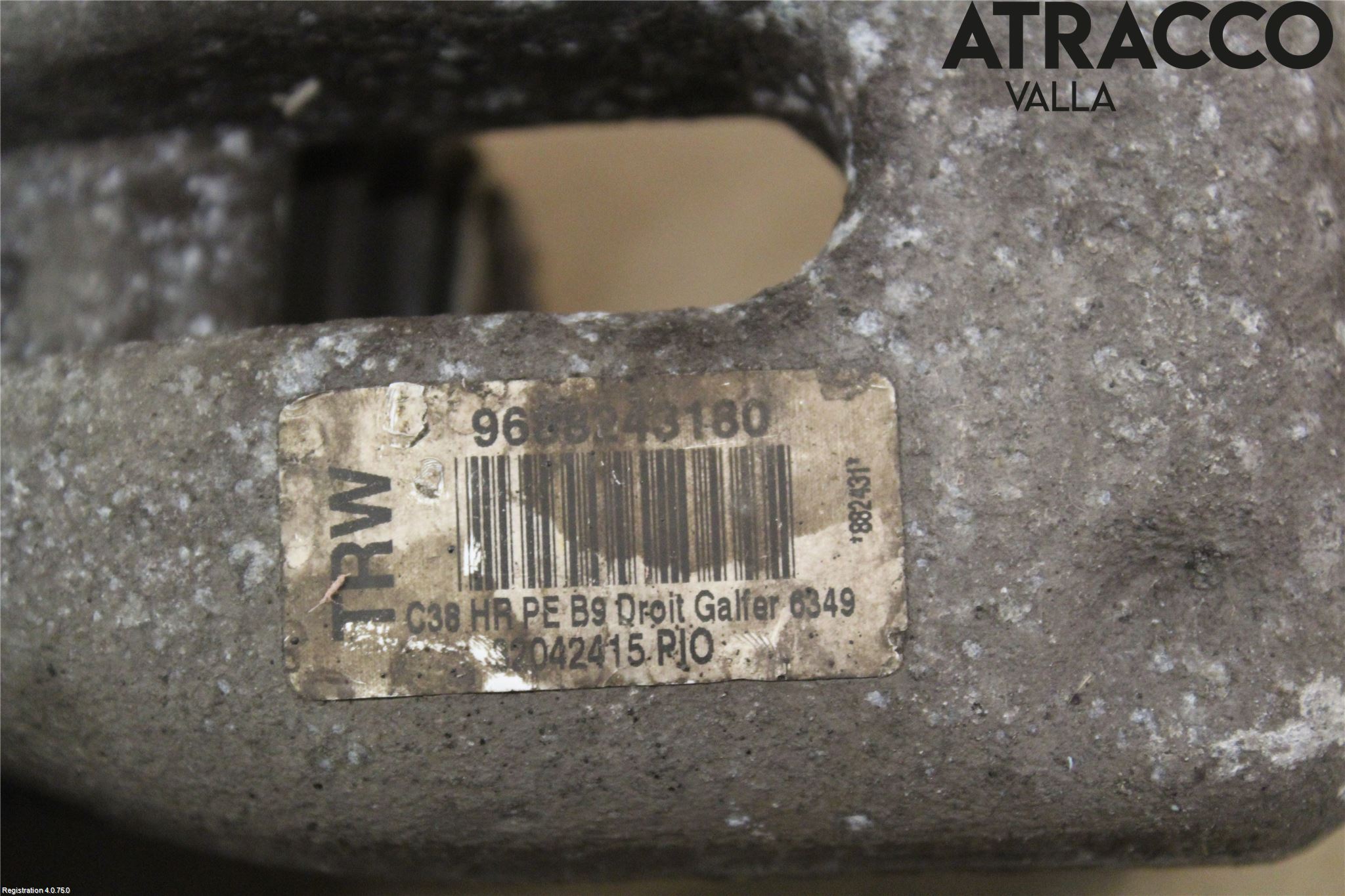 Peugeot PARTNER 08-15 Bromsok Bak Höger