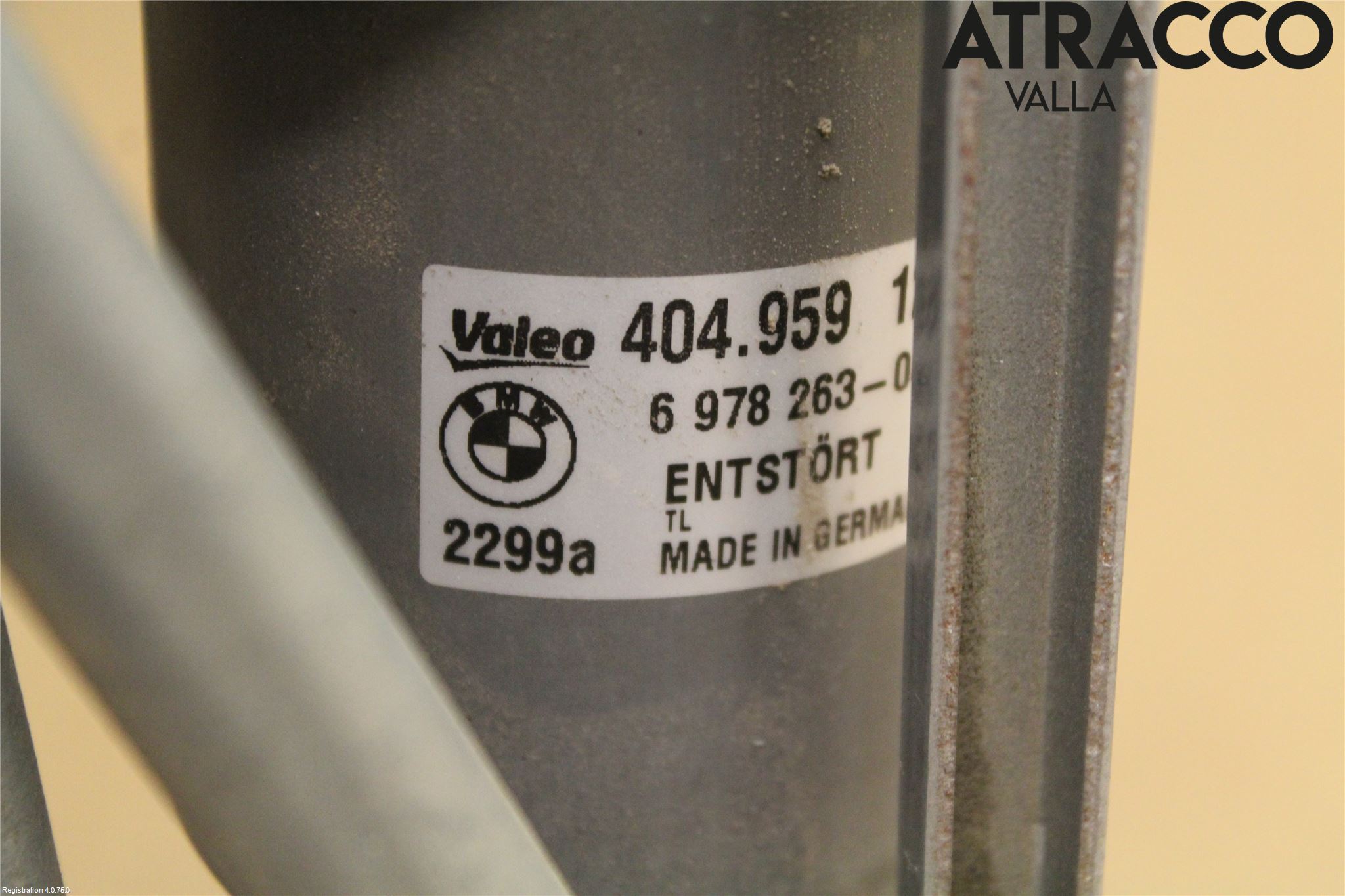 BMW 3 E90/91 SED/TOU 05-12 Torkarmekanism Vindruta