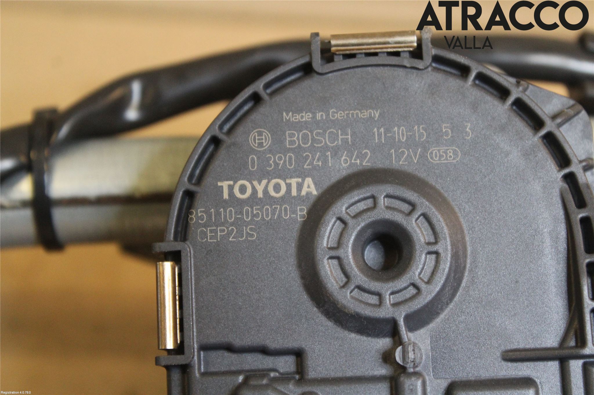 Toyota AVENSIS 09-15 Torkarmekanism Vindruta