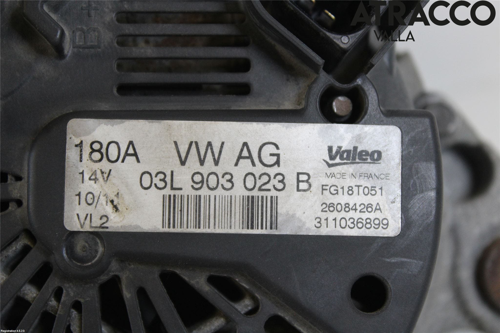 Volkswagen VW PASSAT 11-14 Generator