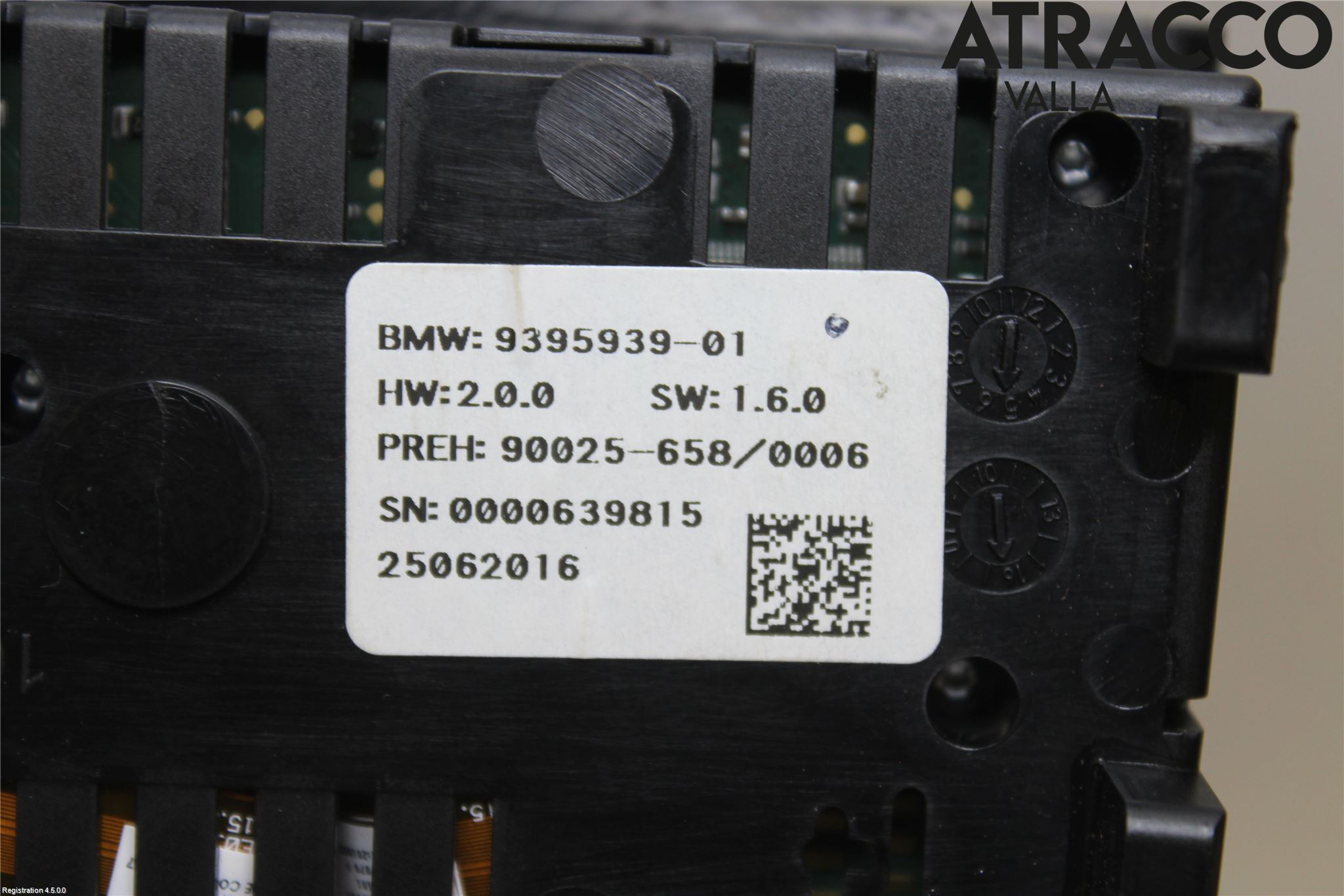 BMW 5 F10/F11/F18 09-17 Ac Styrenhet Ac Manöveren