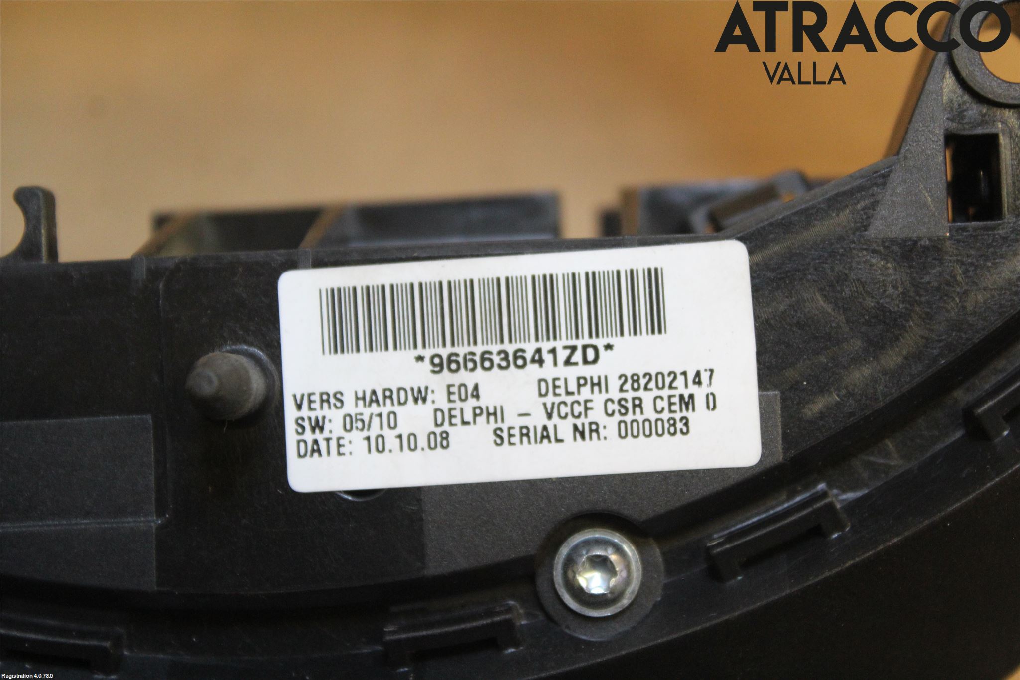 Citroen C5 08-17 Spak-Rattreglage Radio