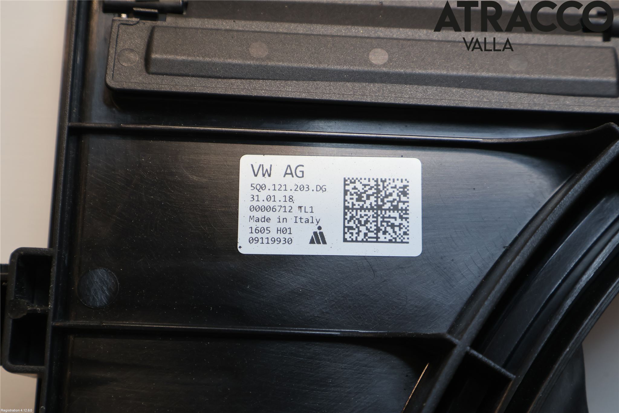 Volkswagen VW PASSAT 15-19 Kylfläkt El