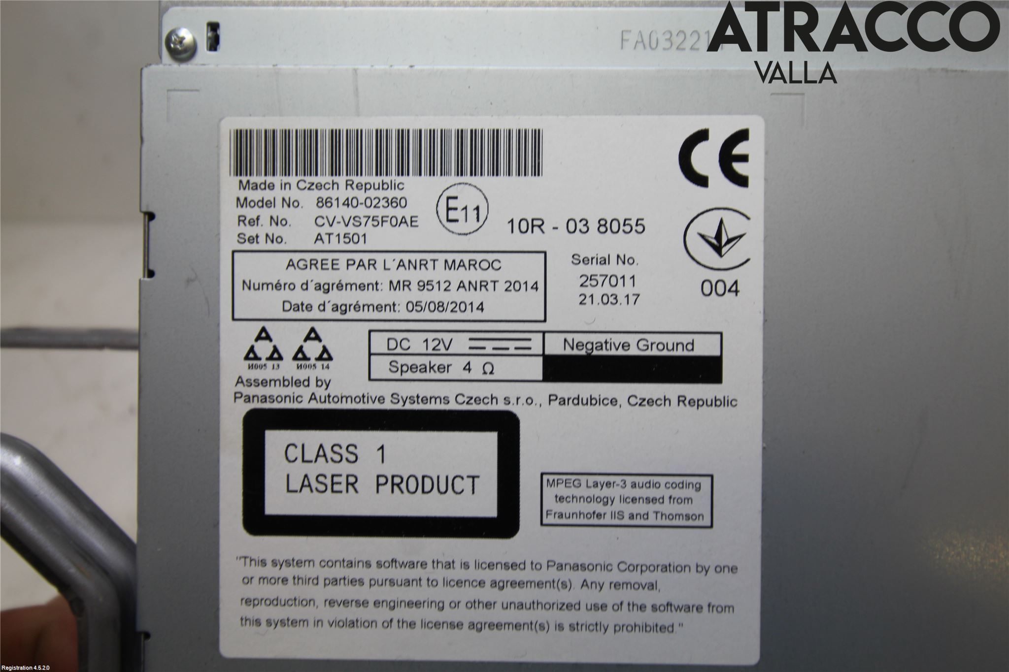 Toyota AURIS 13-19 Cd Radio - Multimediapanel