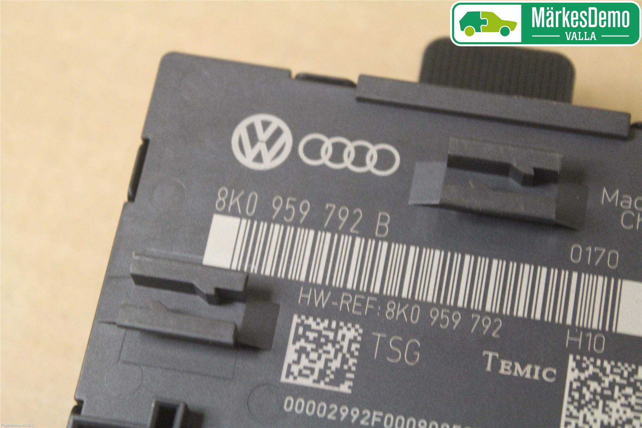 Audi A4/S4 08-11 Styrenhet Dörr