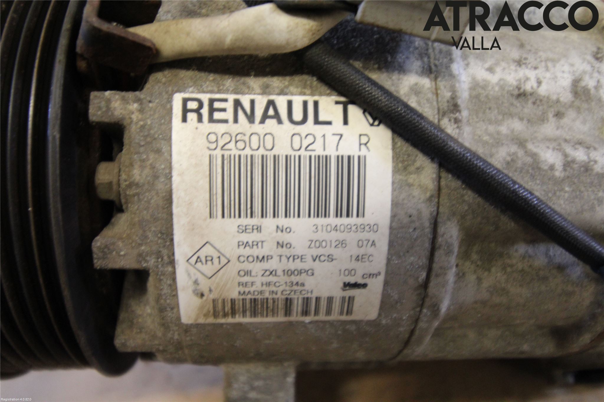 Renault CLIO IV 12-16 Ac Kompressor