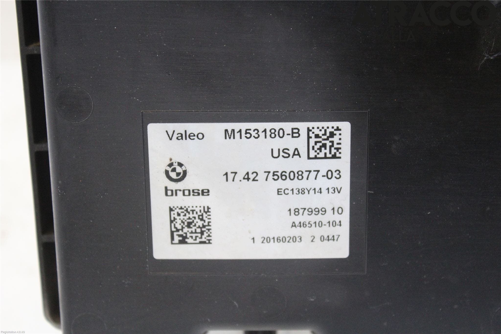 BMW X4 F26 14-18 Kylfläkt El