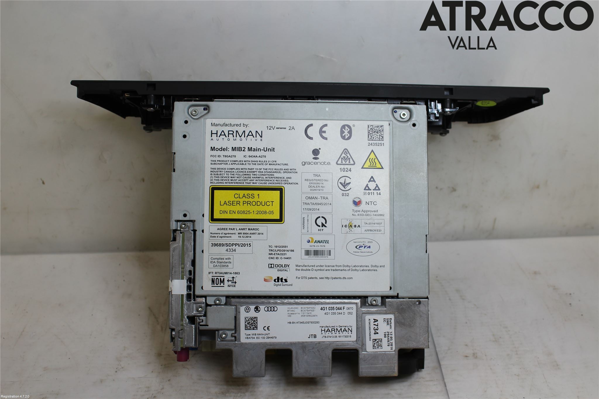 Audi A6 ALLROAD 12-18 Cd Radio - Multimediapanel