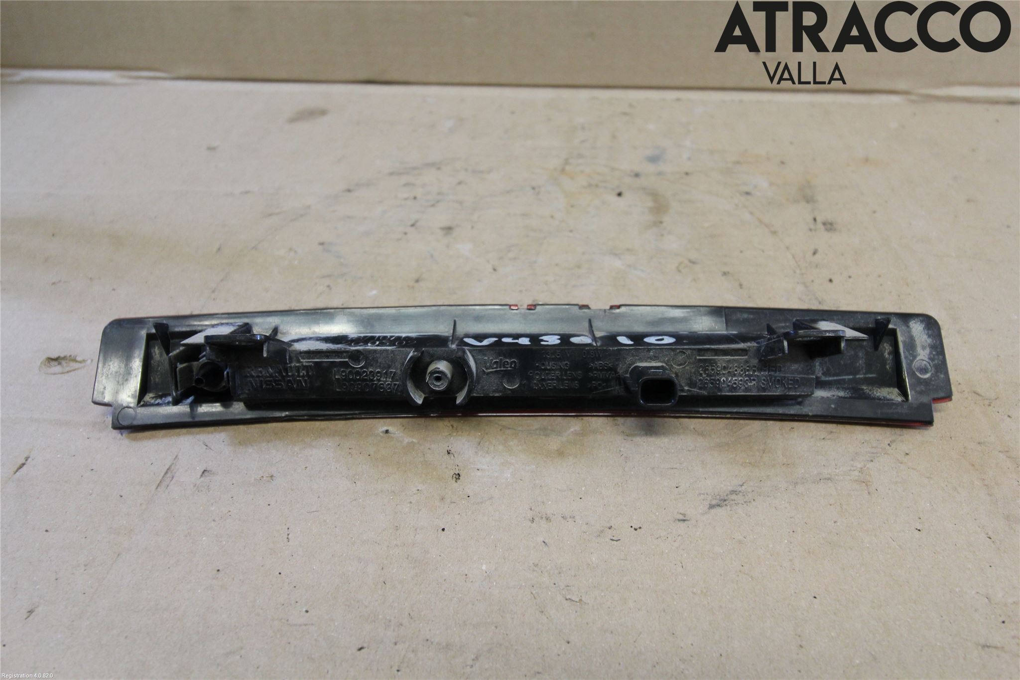 Renault CLIO IV 12-16 Bromsljus Bakruta