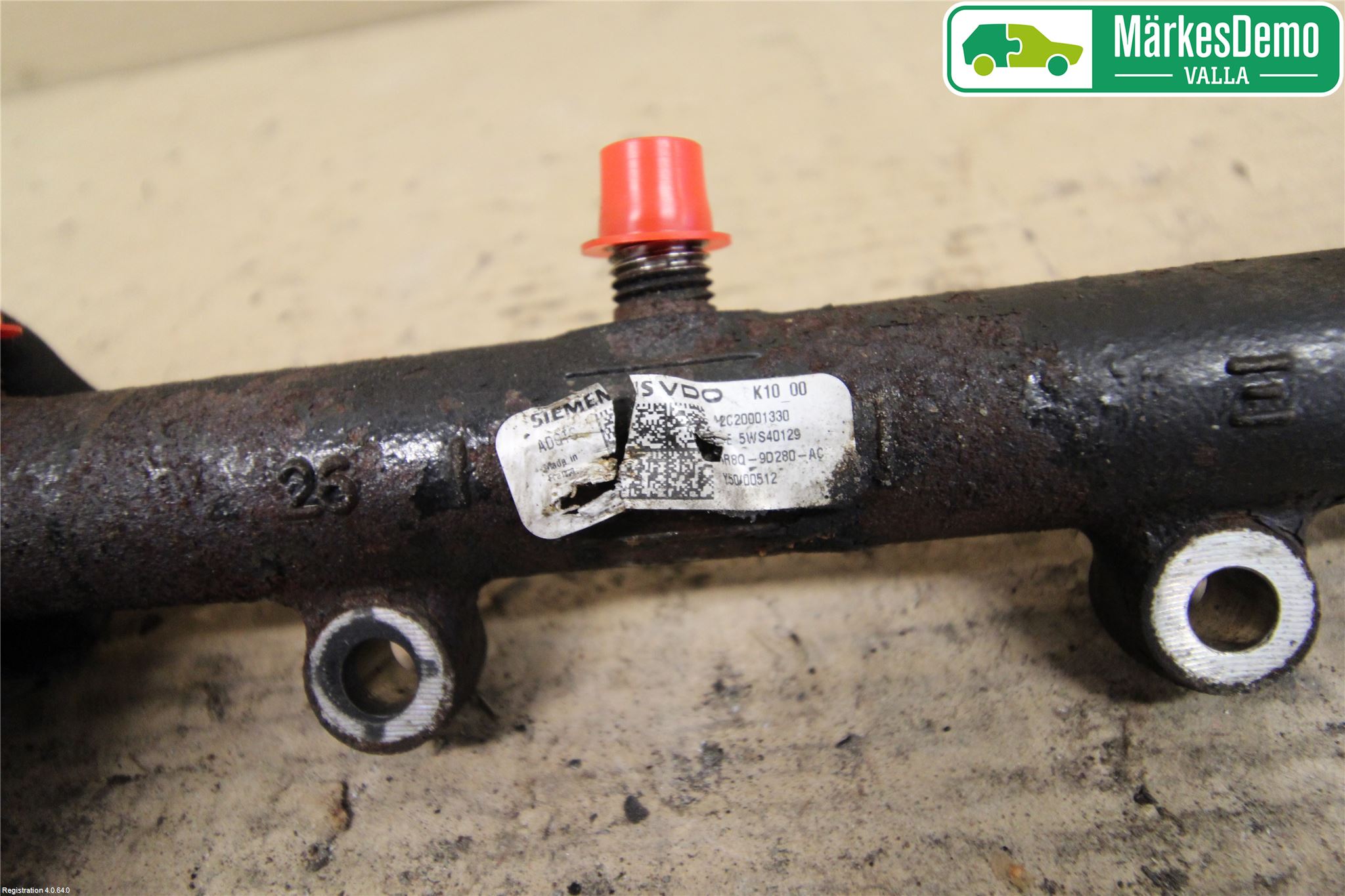 Peugeot 407 Injspridarrör