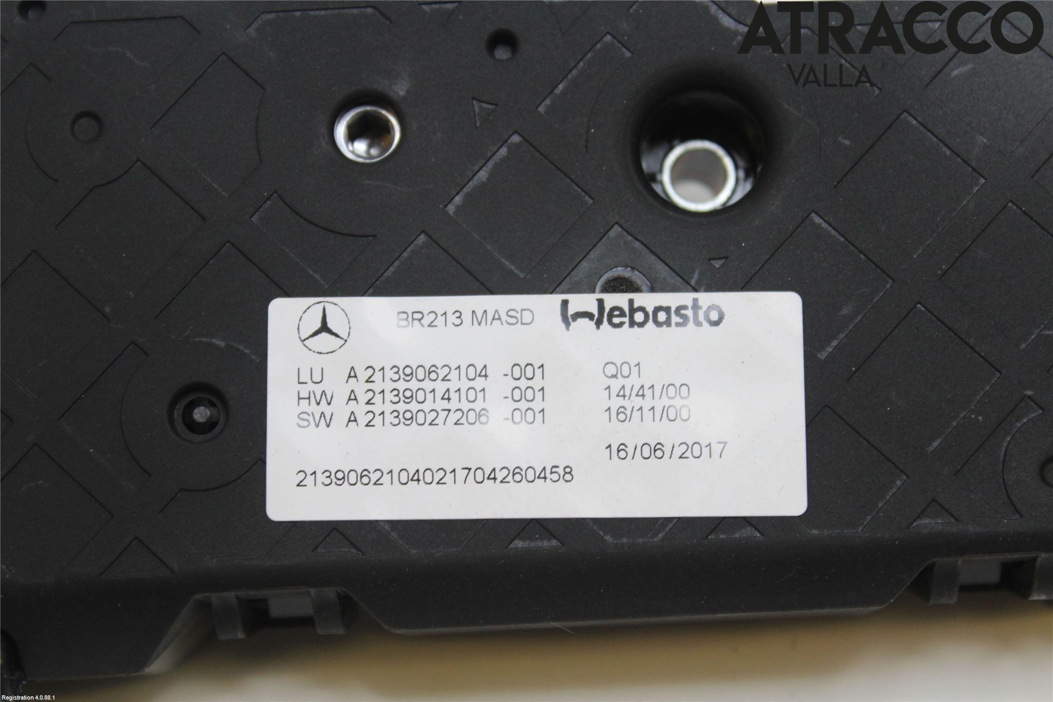 Mercedes-Benz MB E-KLASS (W213) 16-23 Taklucksmotor