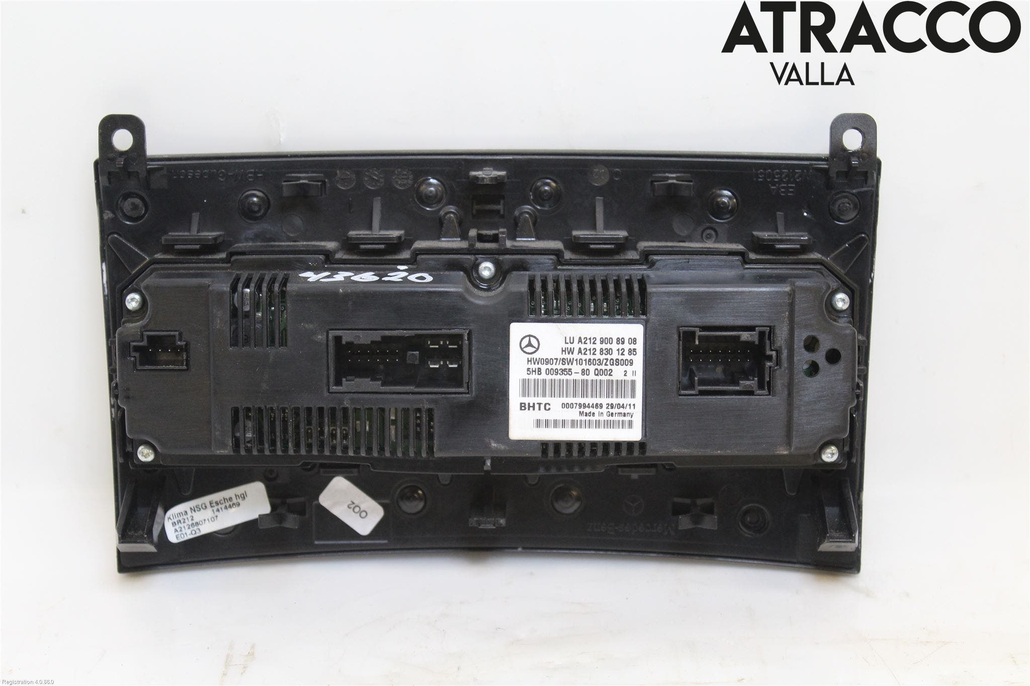 Mercedes-Benz MB E-KLASS (W212) 09-16 Ac Styrenhet Ac Manöveren