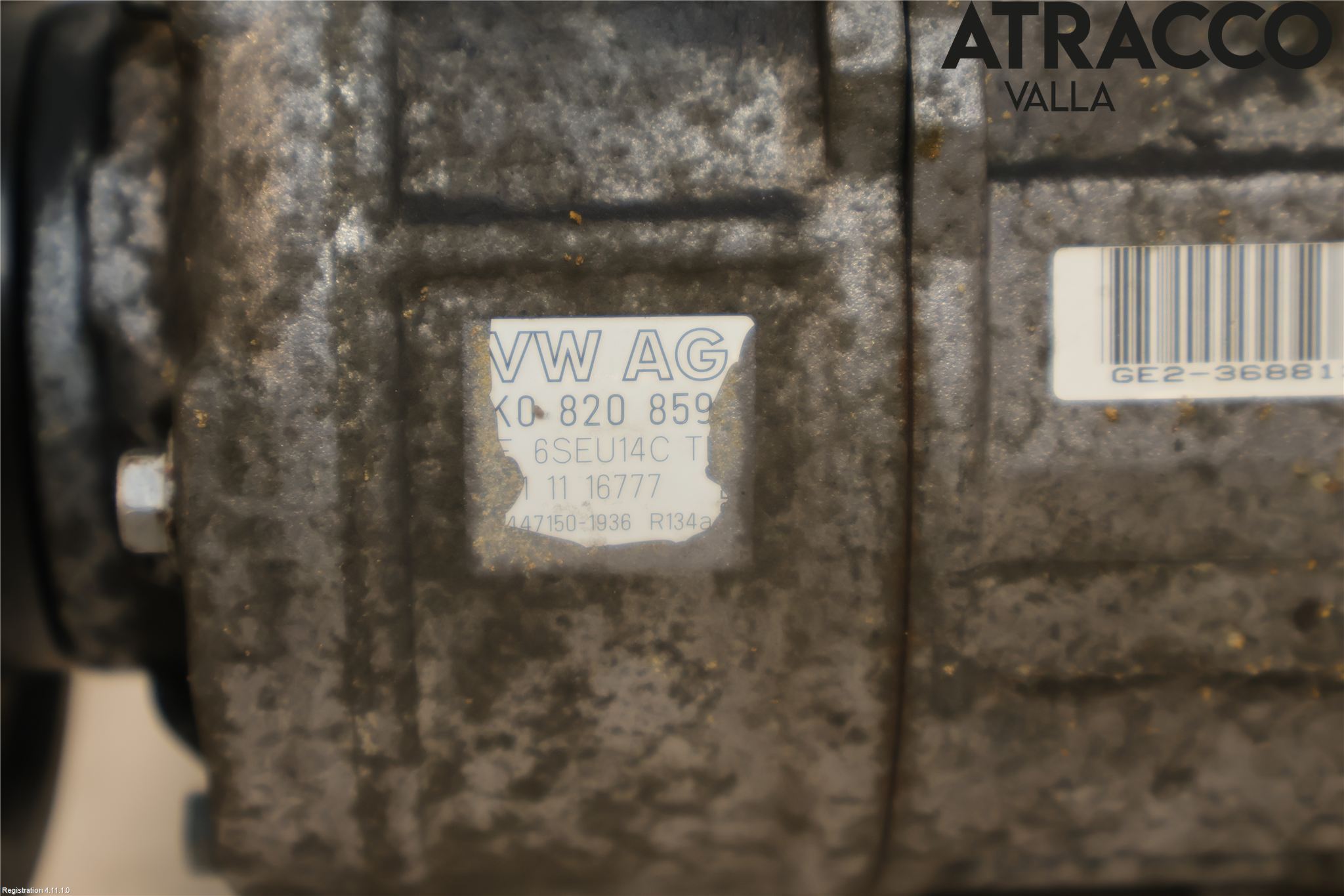 Volkswagen VW PASSAT 11-14 Ac Kompressor