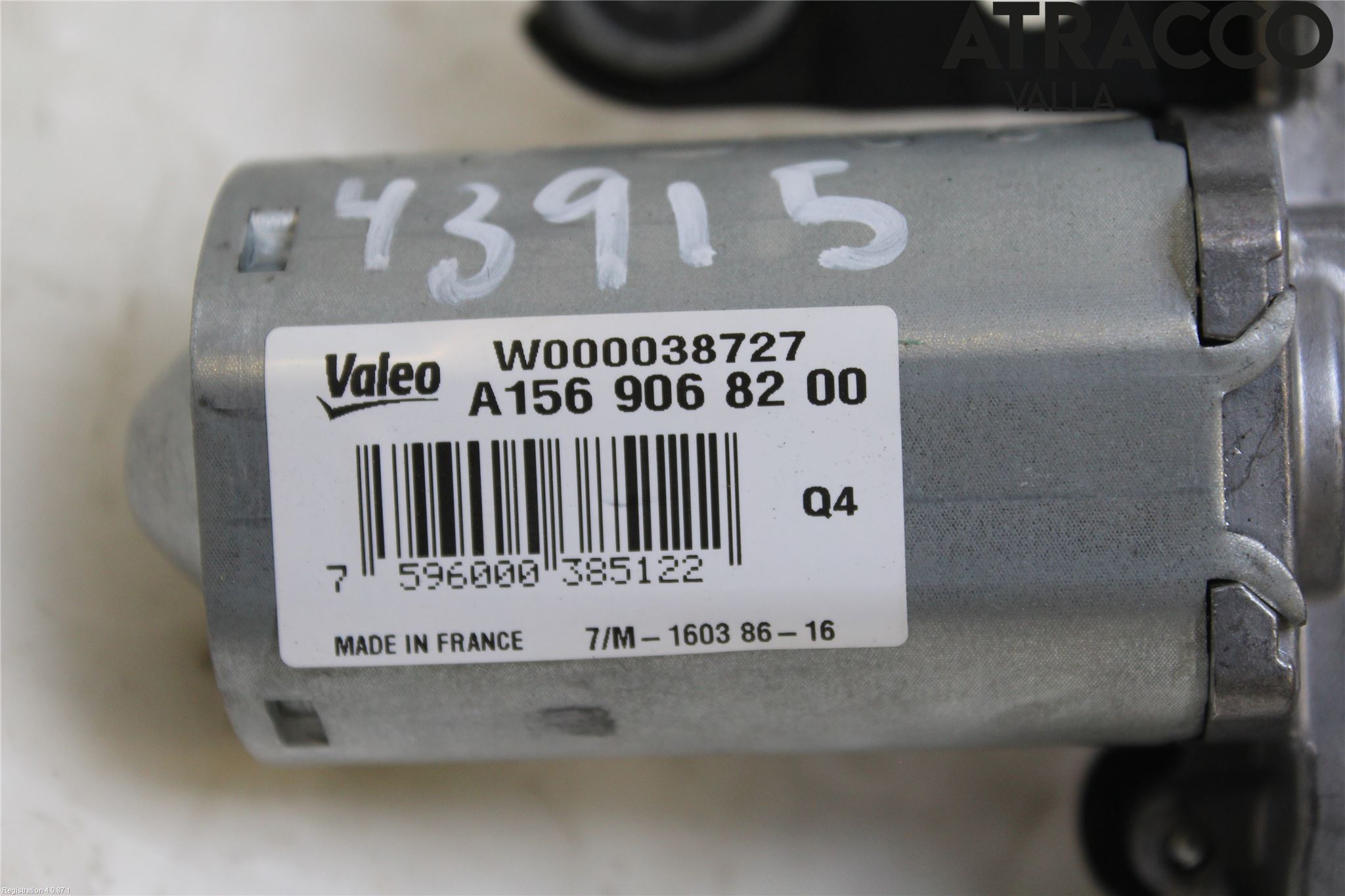 Mercedes-Benz MB CLA-KLASS (C117/X117) 13-19 Torkarmotor Baklucka