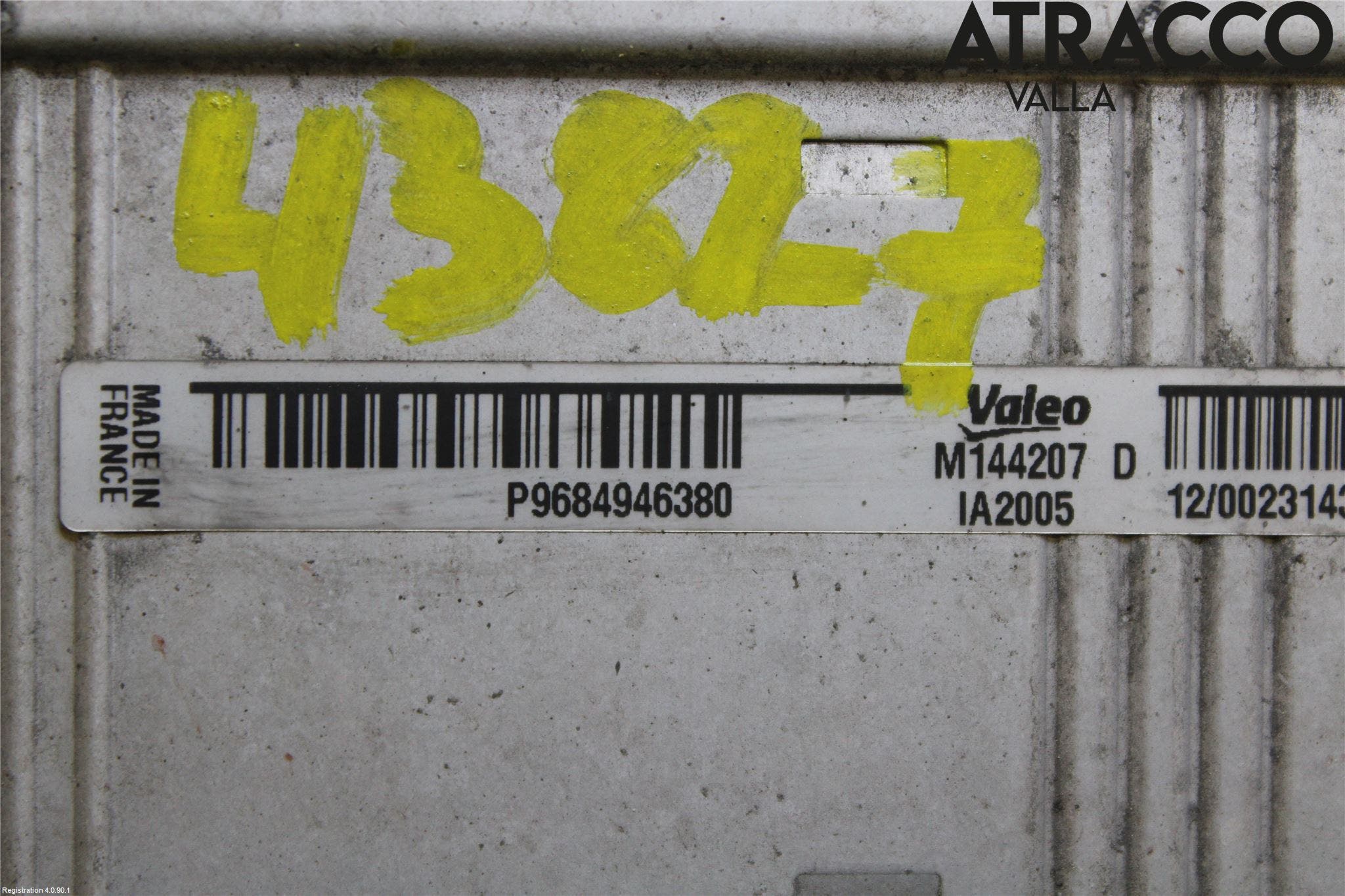 Peugeot 508 11-18 Laddluft-Intercooler Kyl