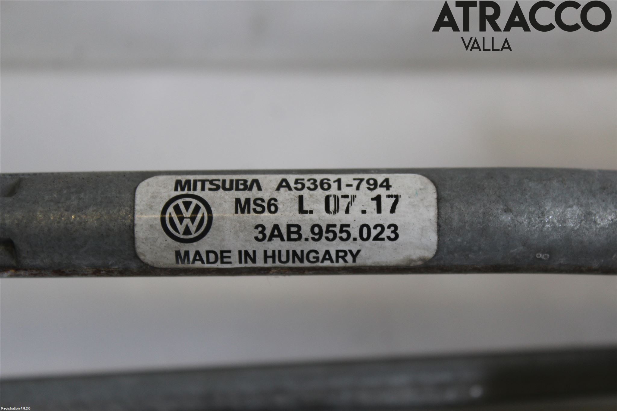 Volkswagen VW PASSAT 11-14 Torkarmekanism Vindruta