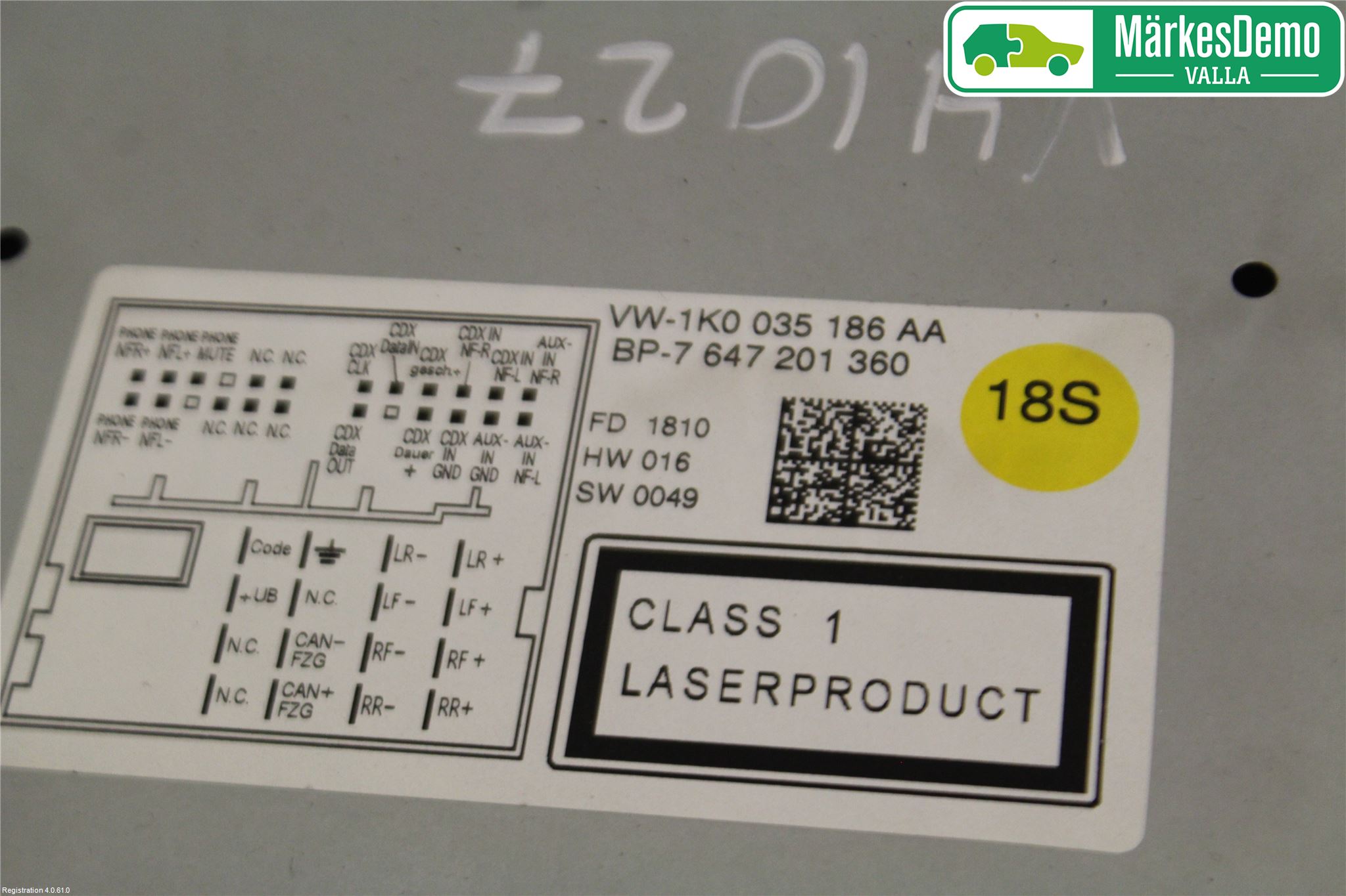 Volkswagen VW PASSAT 05-11 Cd Radio - Multimediapanel