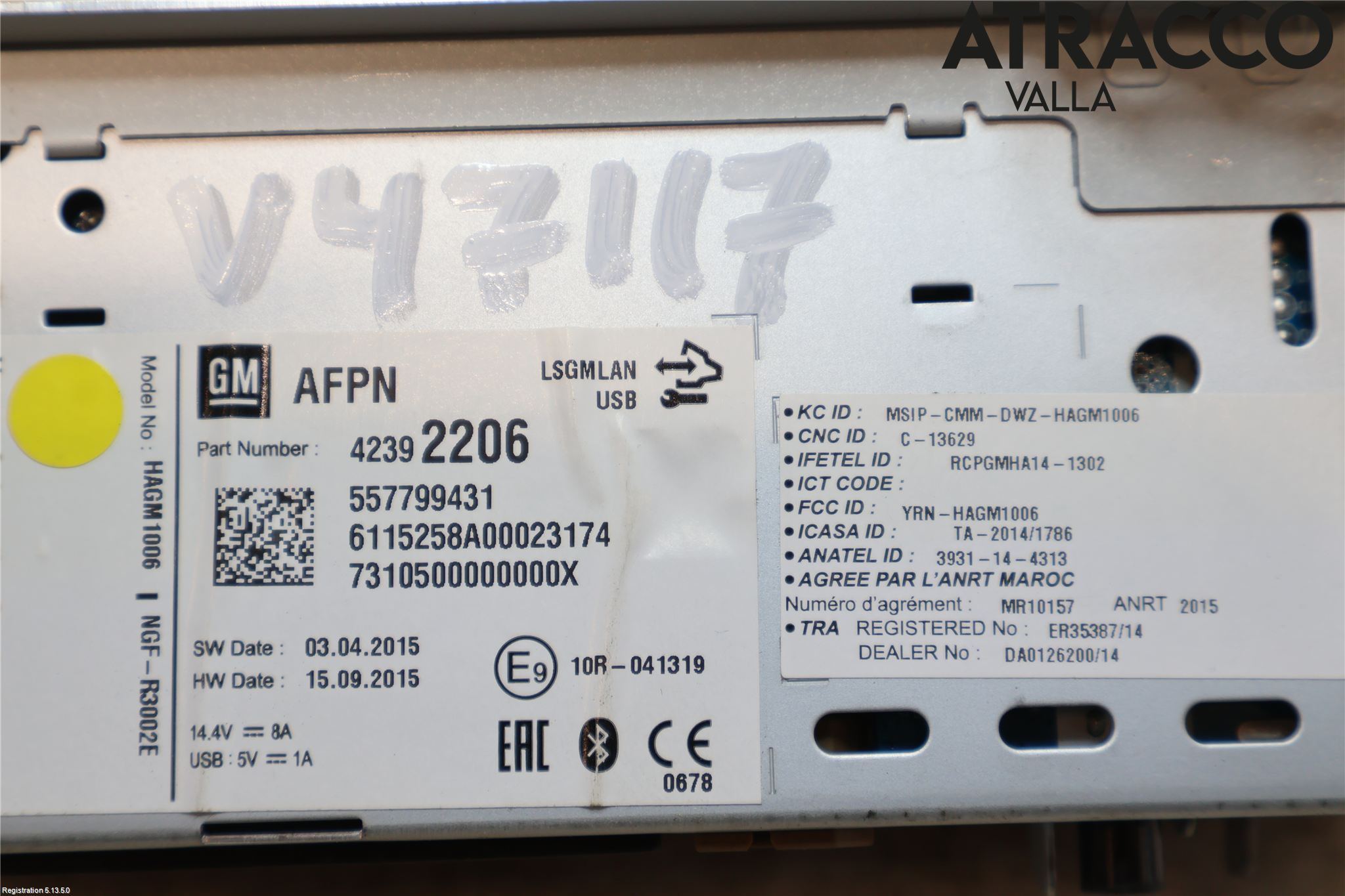 Opel ASTRA K 16-22 Radio
