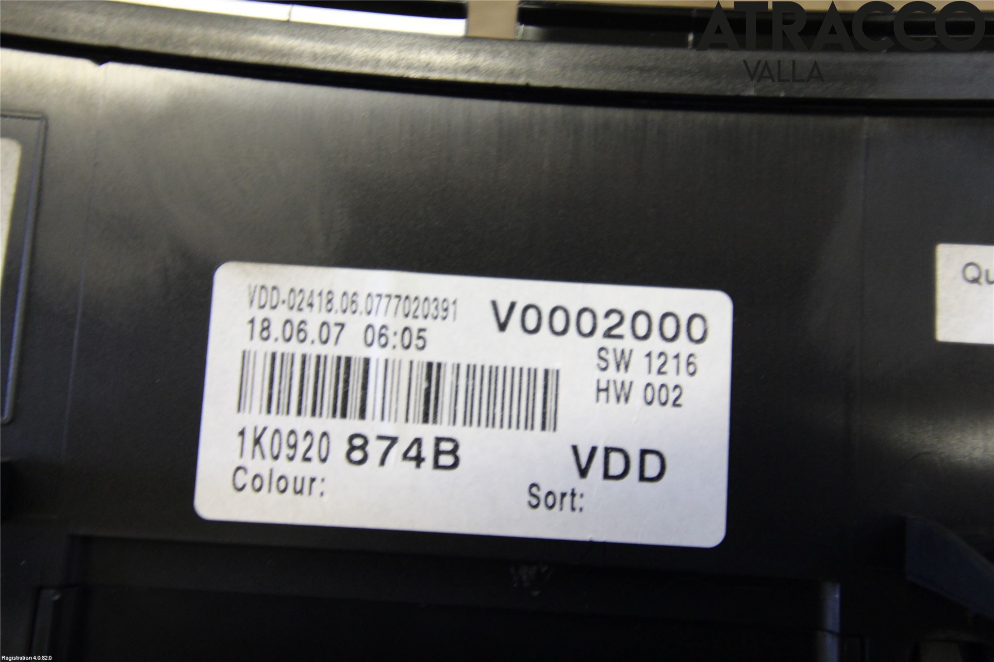 Volkswagen VW GOLF V 04-09 Instrument Komb