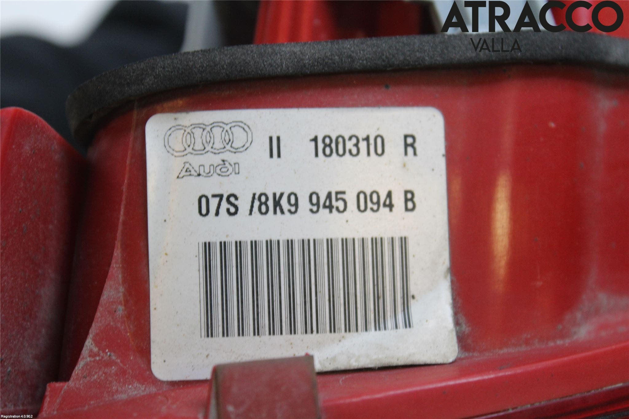 Audi A4/S4 08-11 Bakljus Lucka Hö