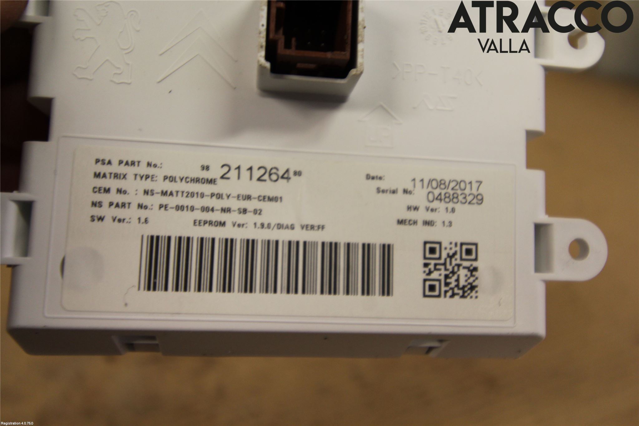 Peugeot 2008 13-20 Färddator