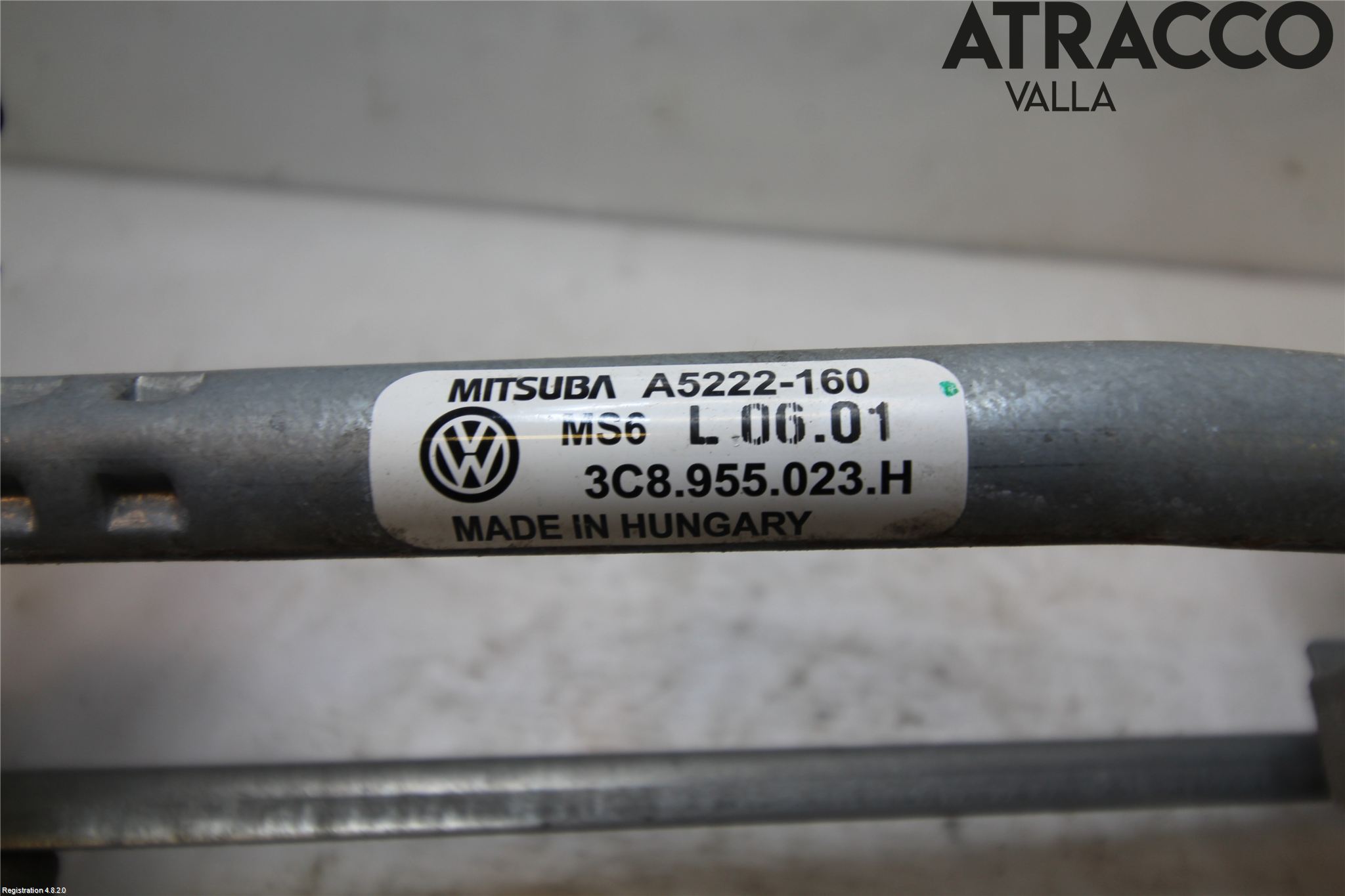 Volkswagen VW PASSAT CC 08-16 Torkarmekanism Vindruta