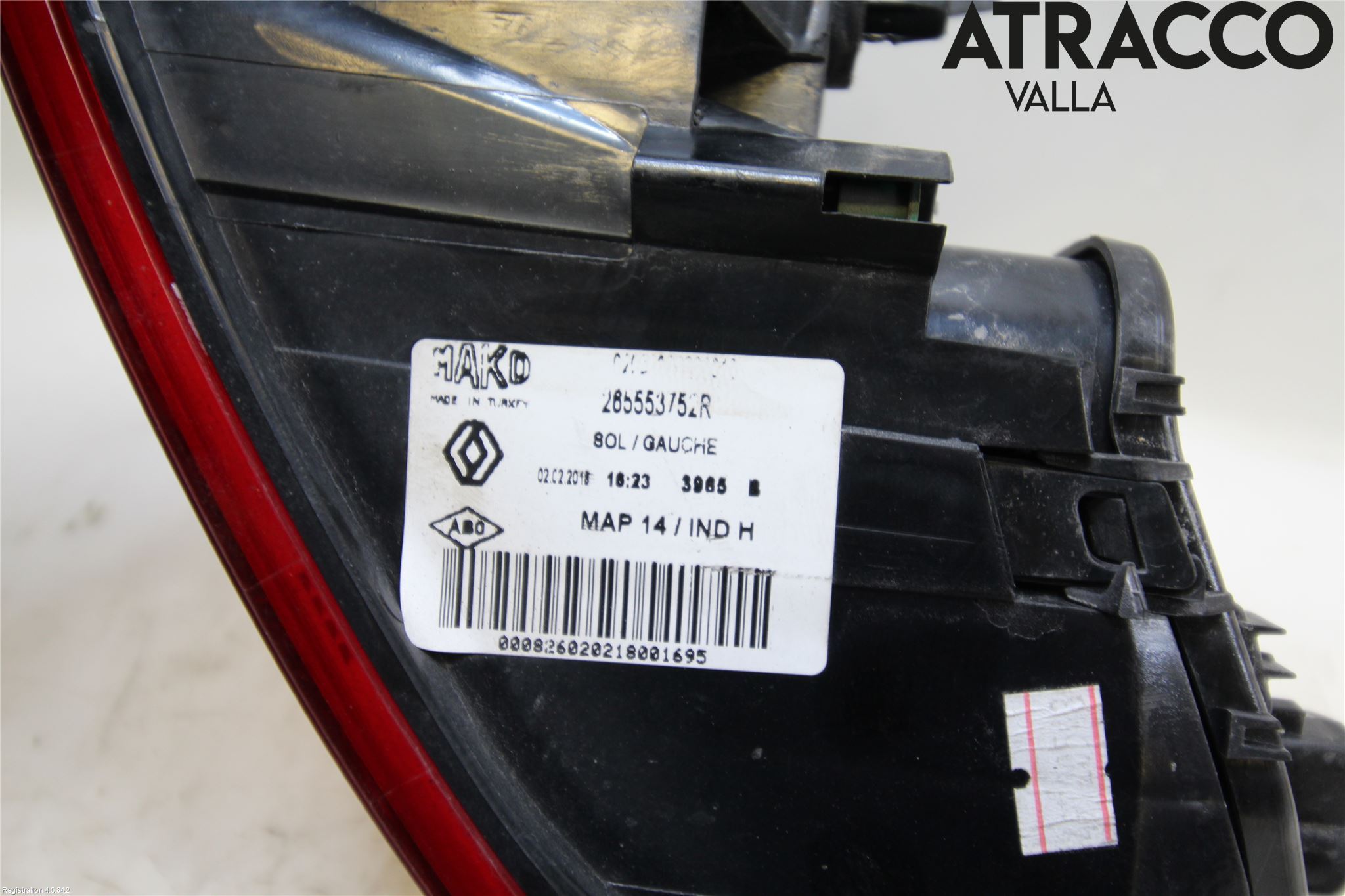 Renault CLIO IV 16-19 Bakljus Vänster