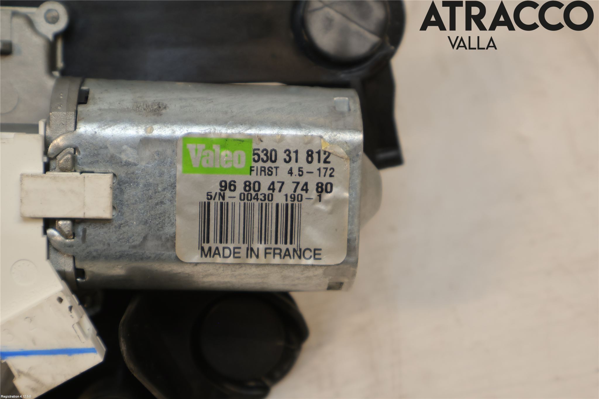 Peugeot 308 08-13 Torkarmotor Baklucka