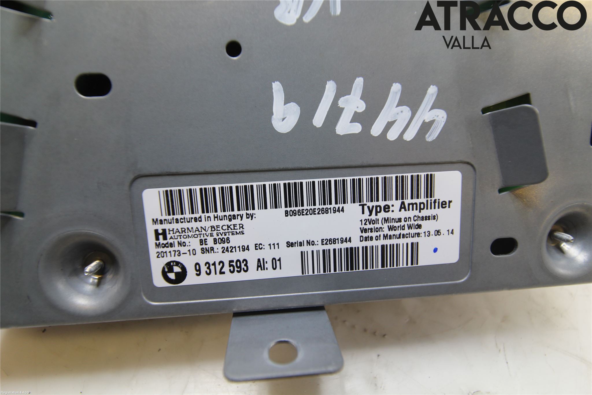 BMW 5 F10/F11/F18 09-17 Radio-Stereo Förstärkare