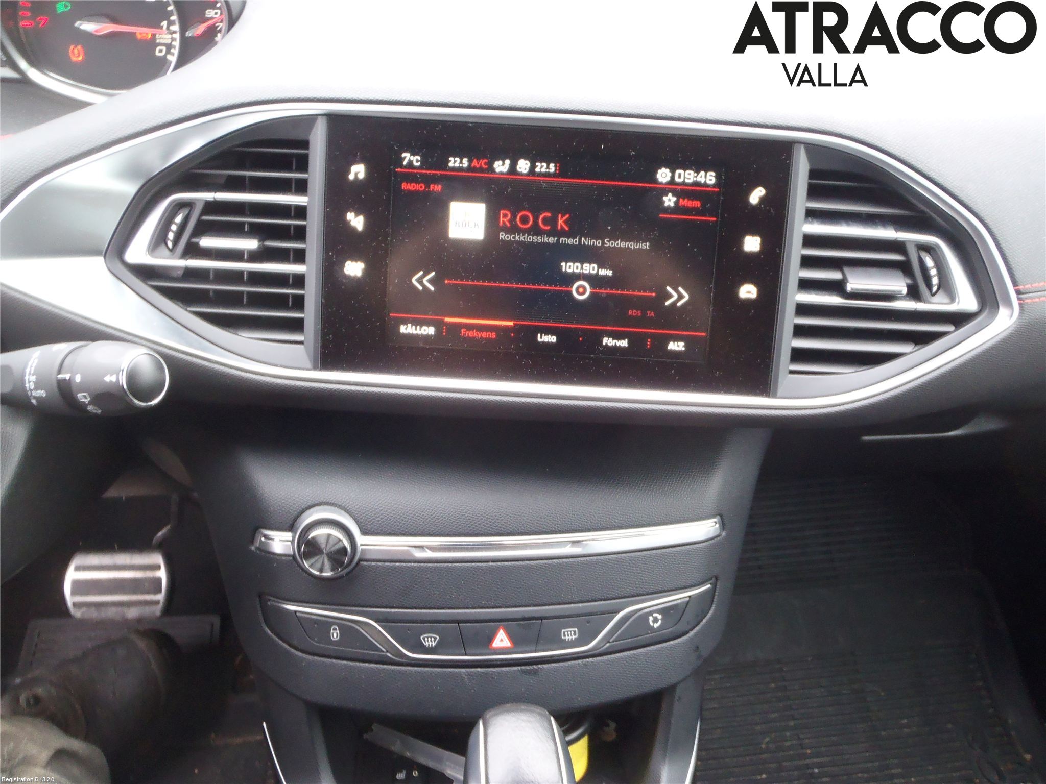 Peugeot 308 14-21 Bildskärm