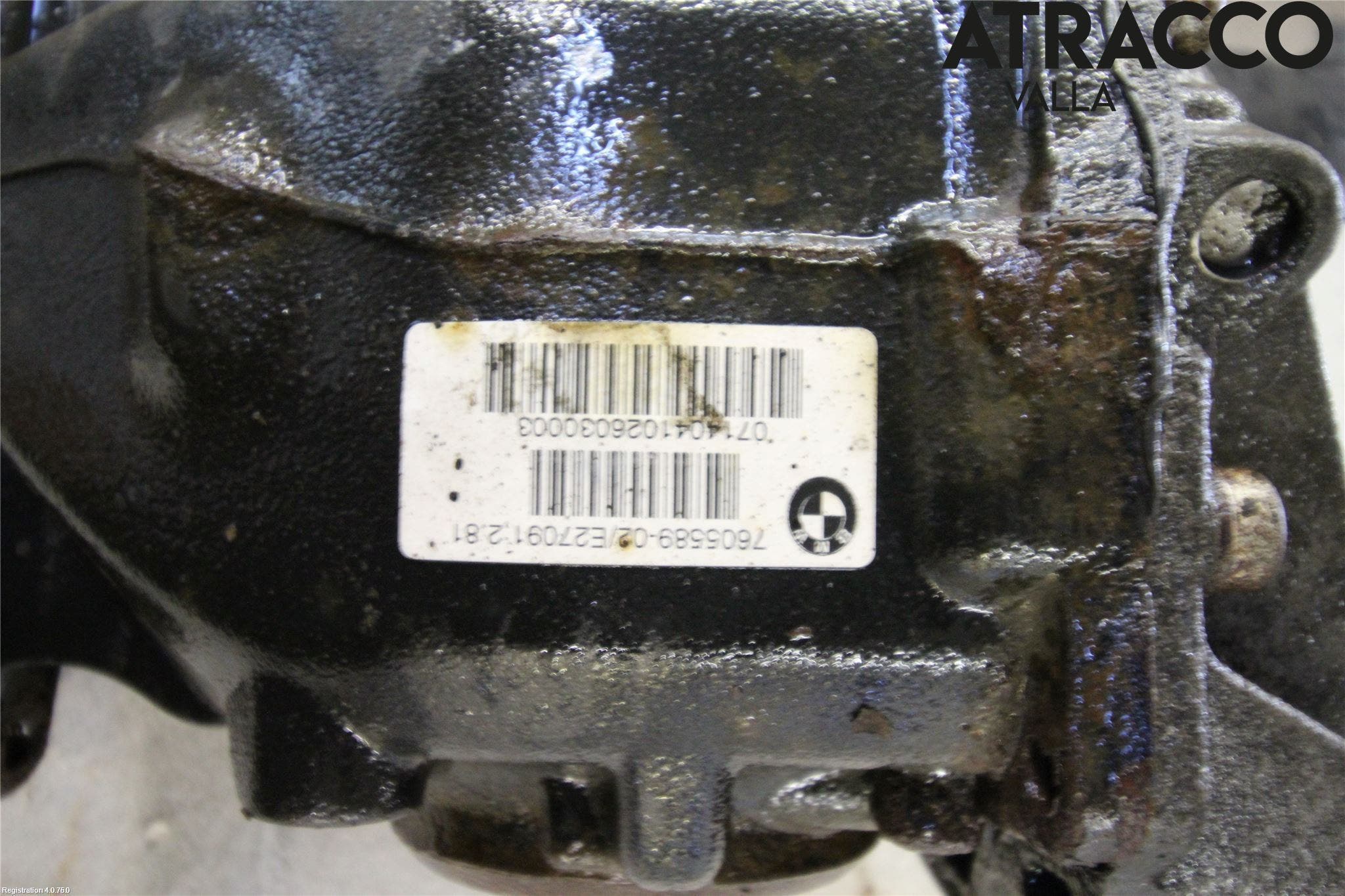 BMW 3 F30/F31/F80 12-19 Bakväxel-Diff