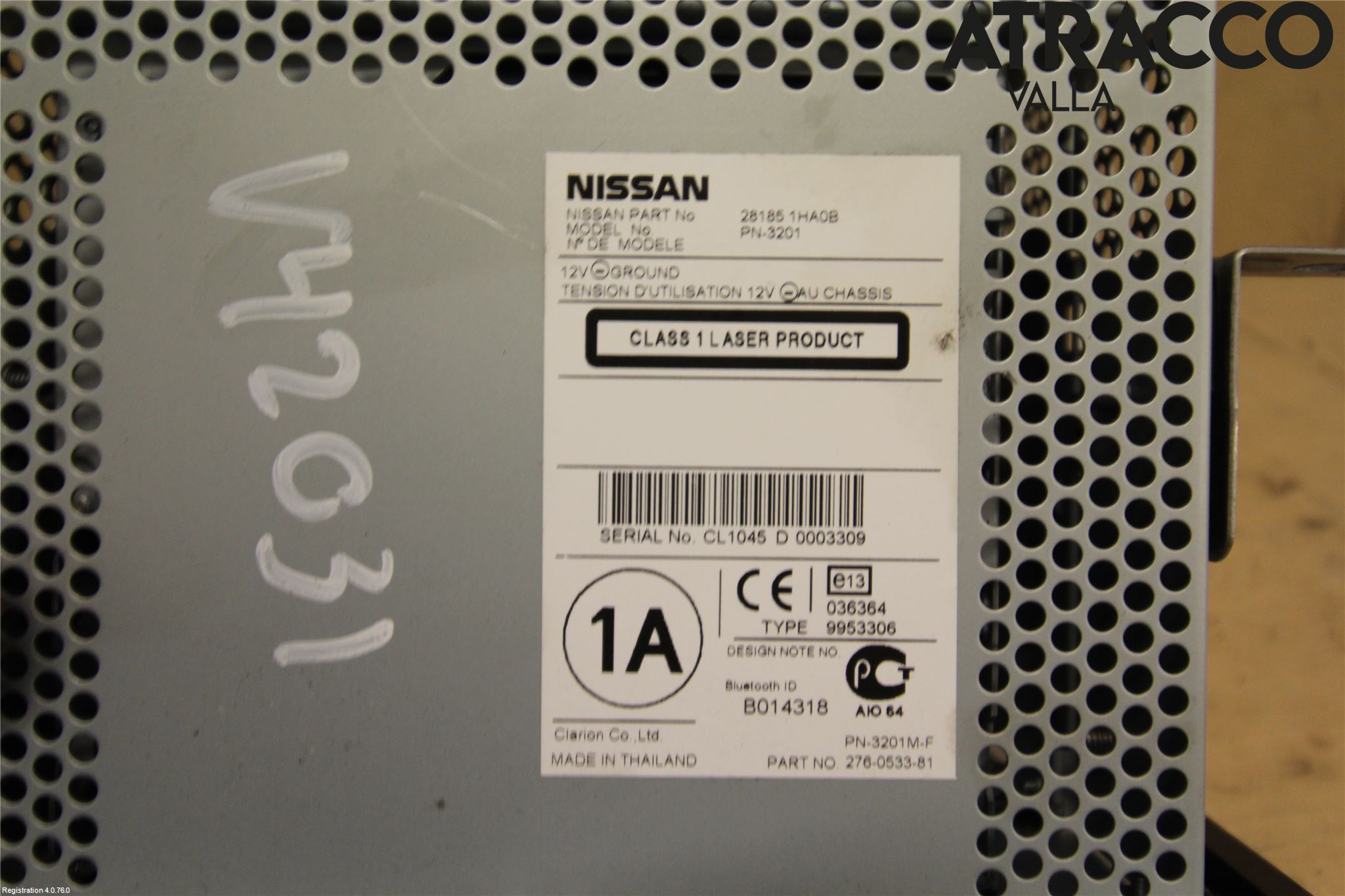 Nissan MICRA 11-16 Cd Radio - Multimediapanel