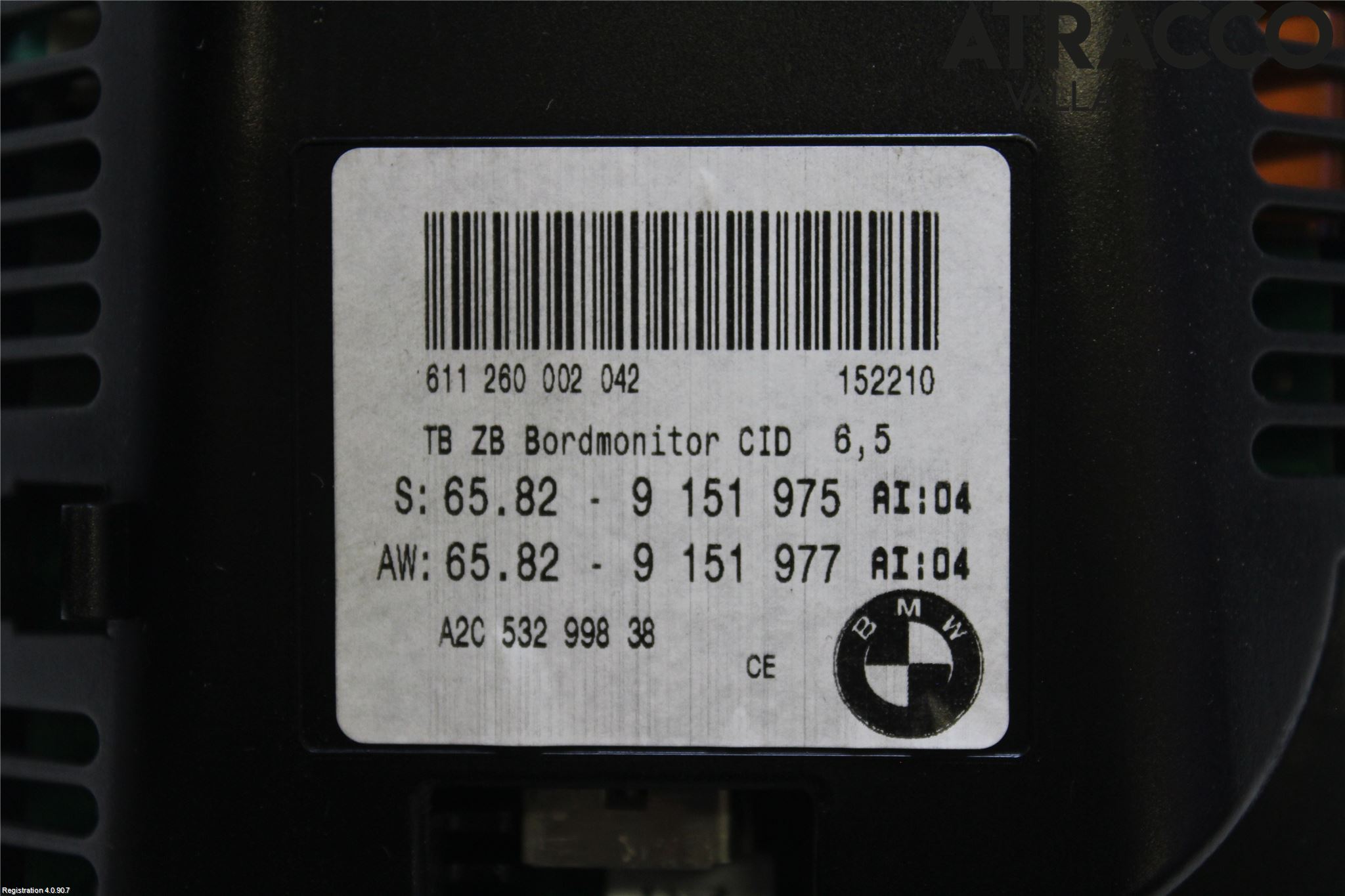 BMW 5 E60/61 Sed/Tou 02-10 Multifunktionsdisplay