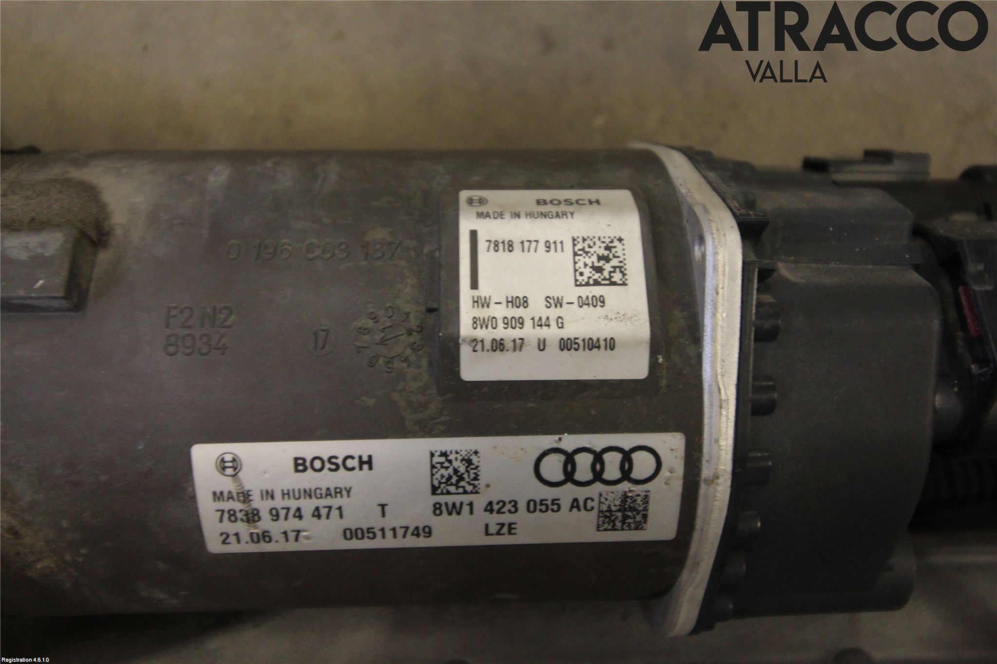 Audi A4/S4 B9 16-19 Styrväxel-Snäcka Elektrisk